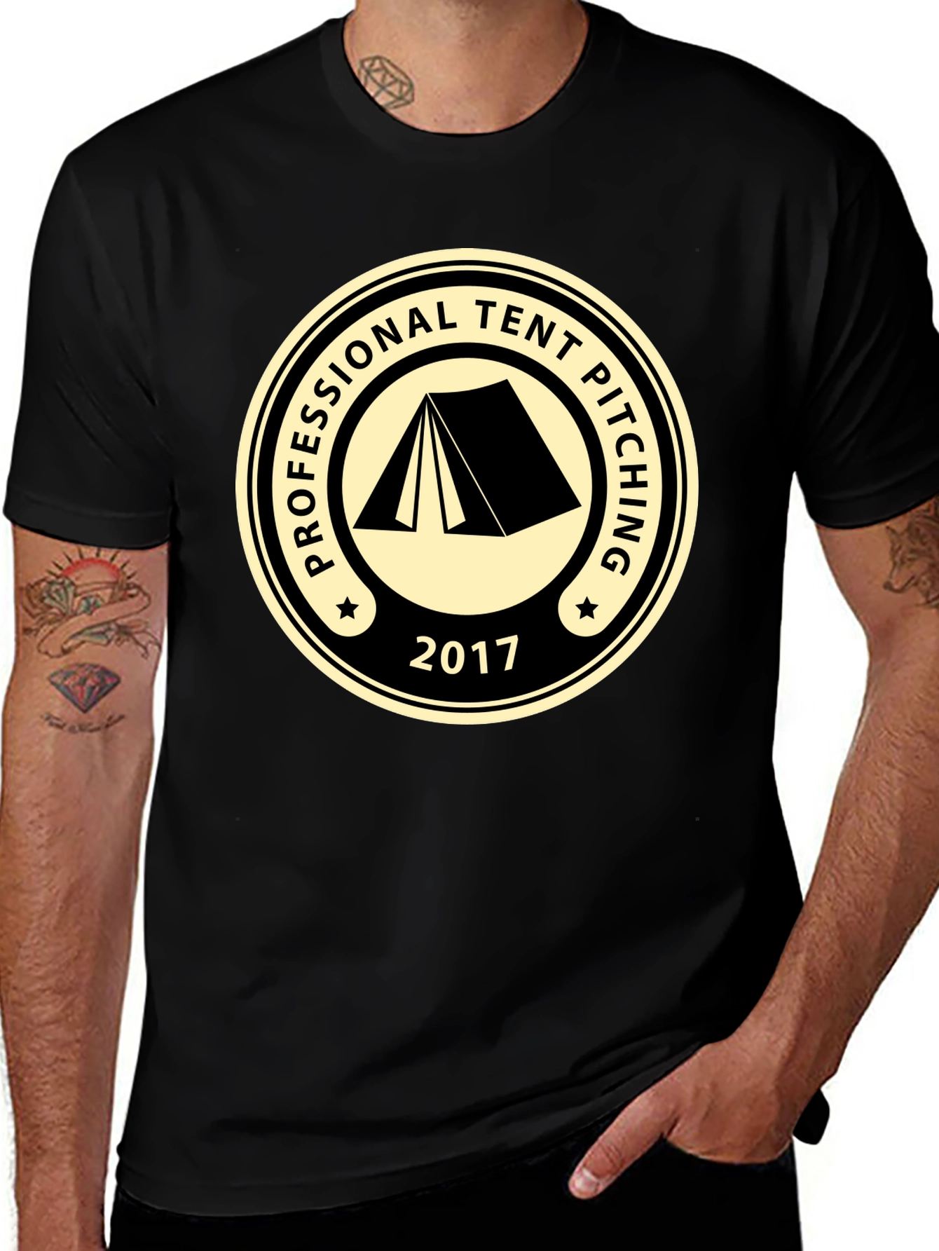 Variant 16 of Professional Tent Pitching 2017 T-Shirt