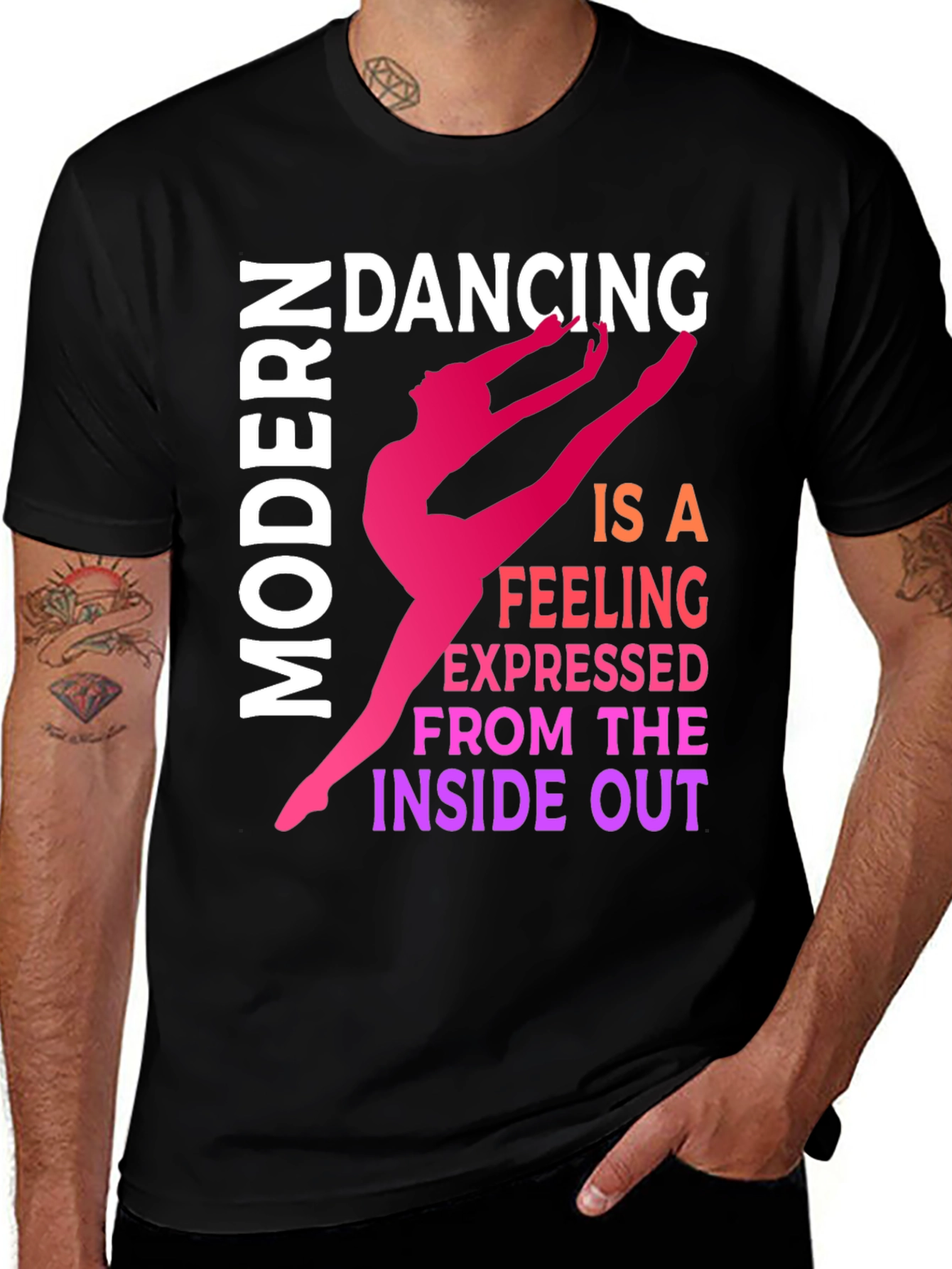 Variant 21 of Modern Dancing T-Shirt - Express Yourself