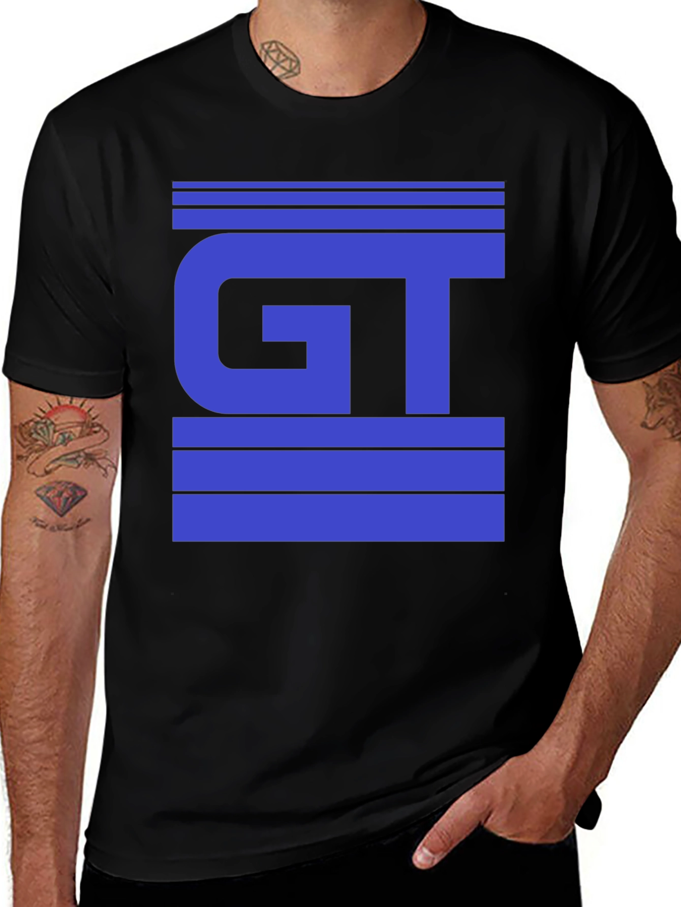 GT Graphic Tee - Retro Motorsport Style