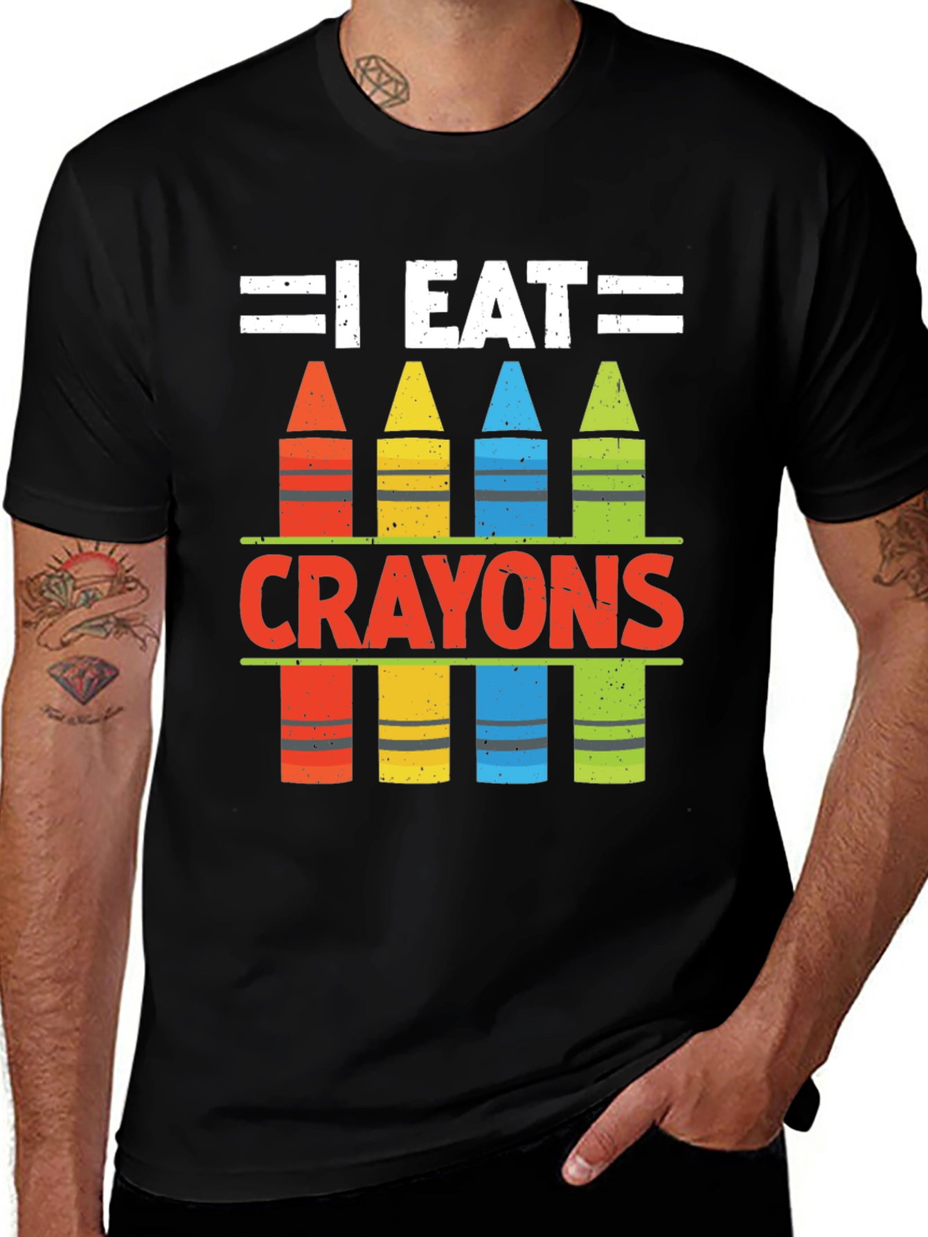 Variant 20 of I Eat Crayons Graphic Tee