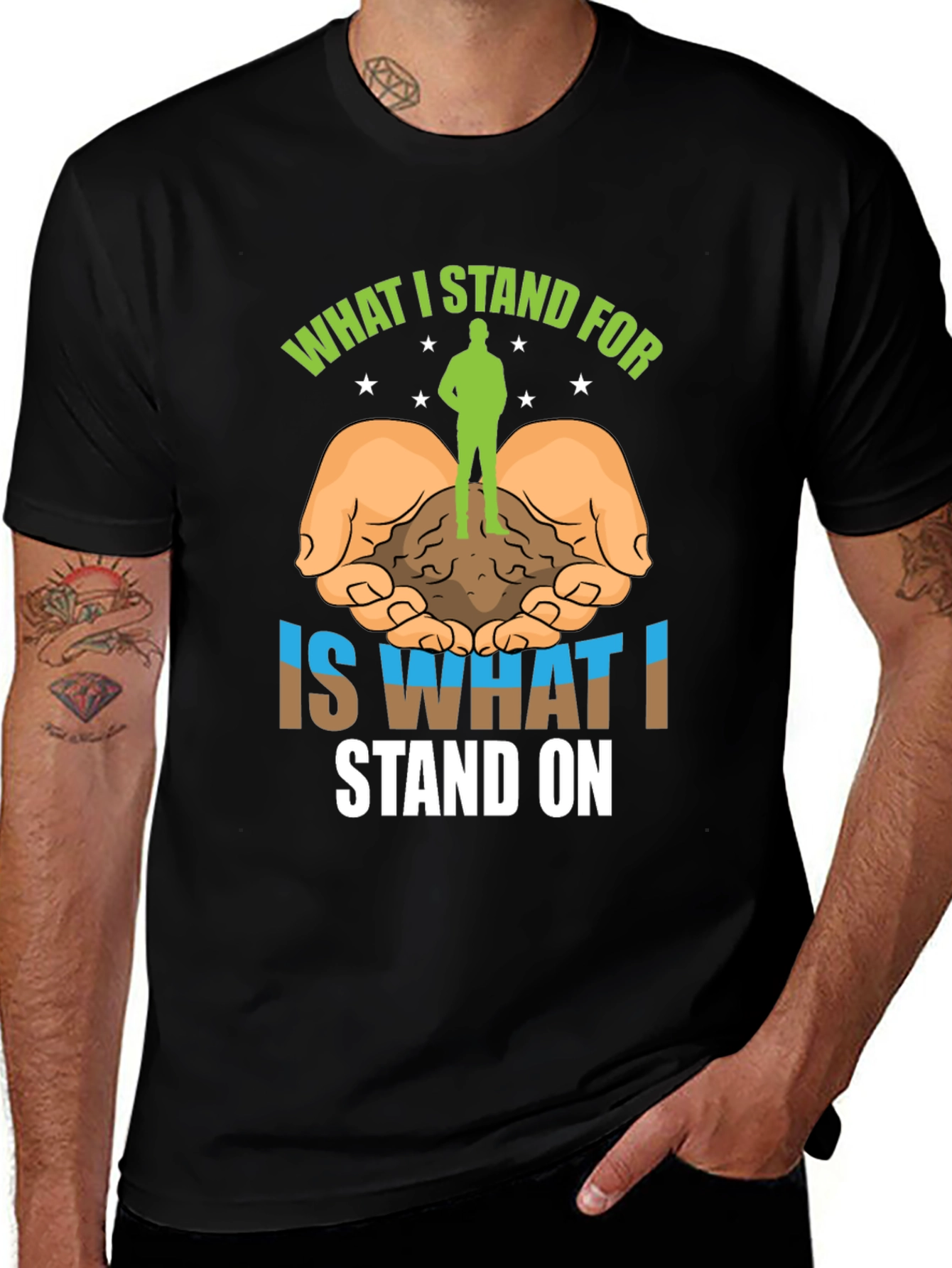 Stand For T-Shirt: Nature, Earth, and Values