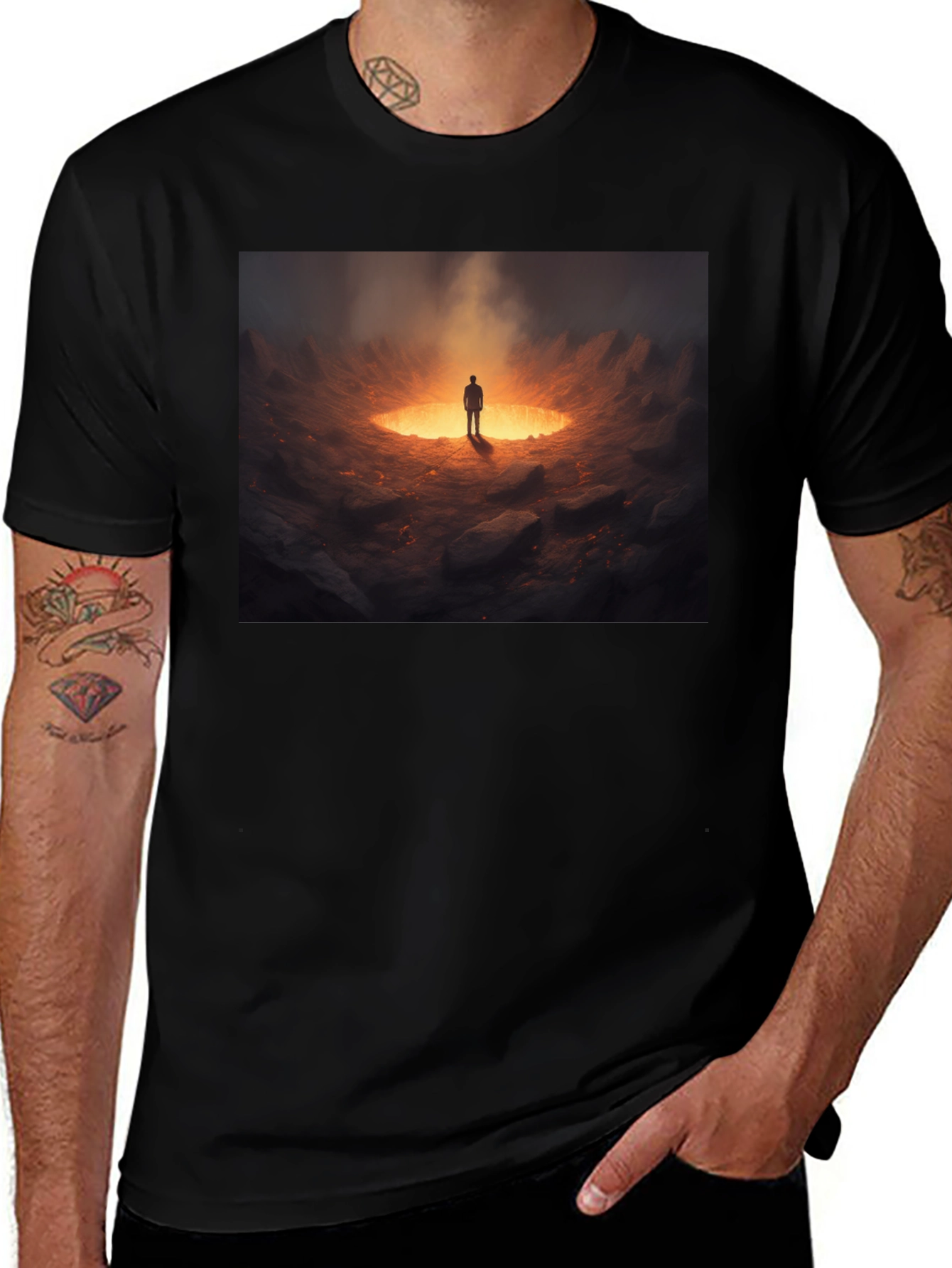Variant 5 of Mystic Portal Black T-Shirt