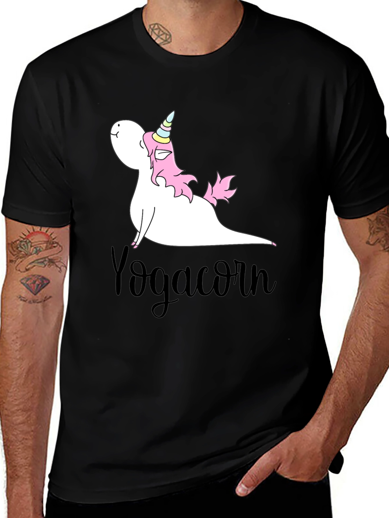 Variant 16 of Yogacorn T-Shirt - Funny Yoga Unicorn Tee