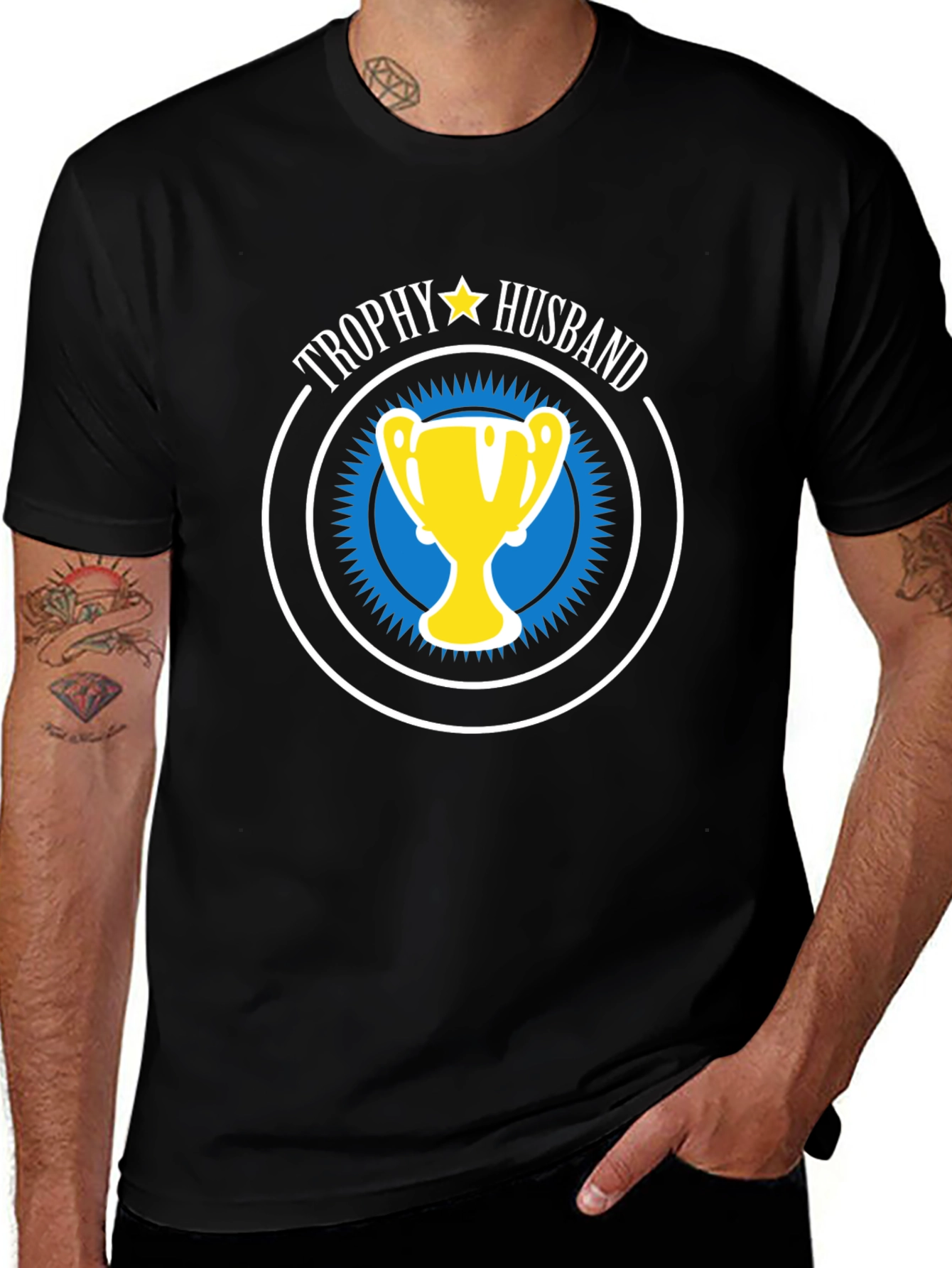 Trophy Husband Graphic Tee - Award Winning Style!