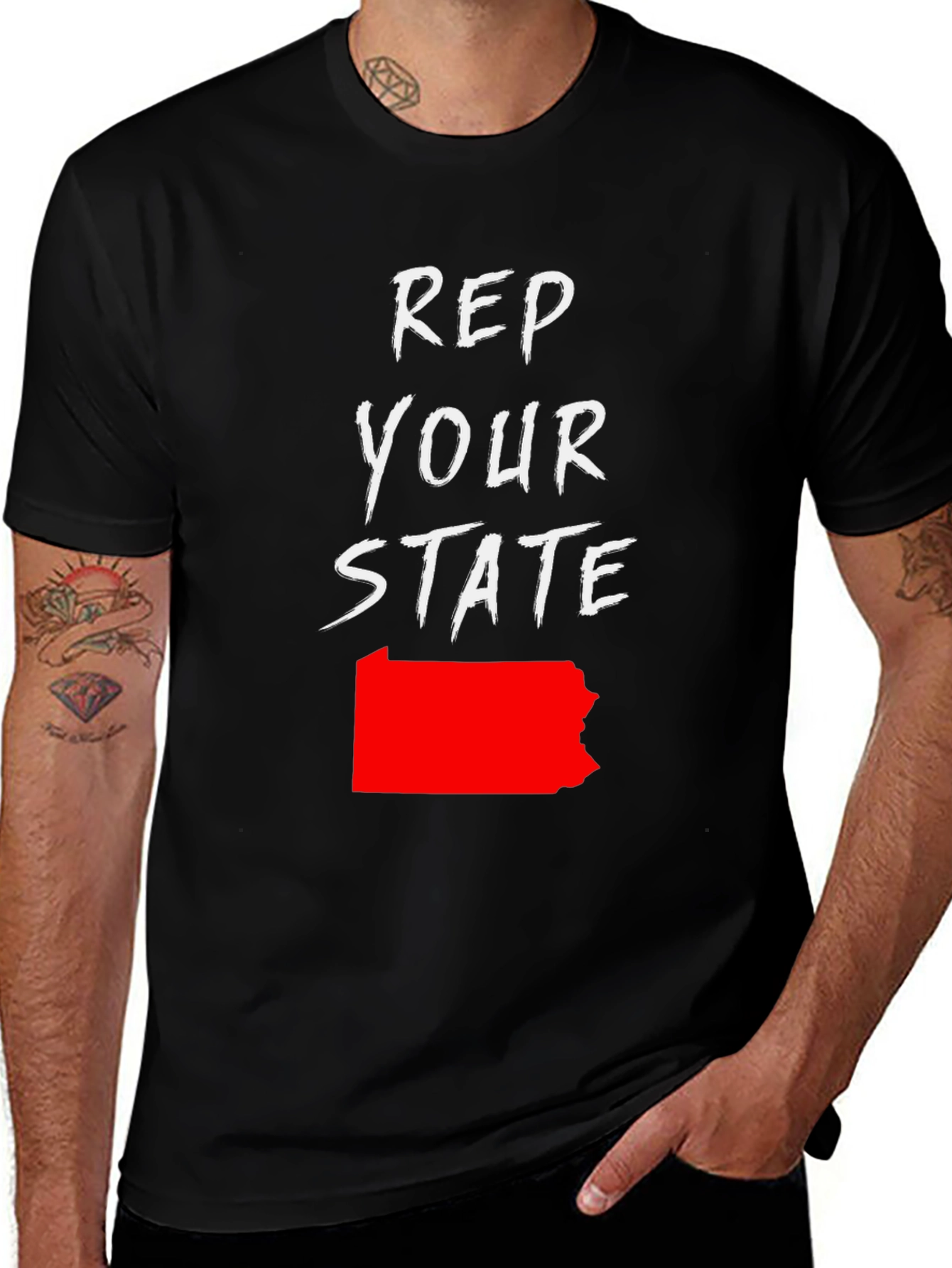 Variant 9 of Rep Your State Tee - Pennsylvania Pride