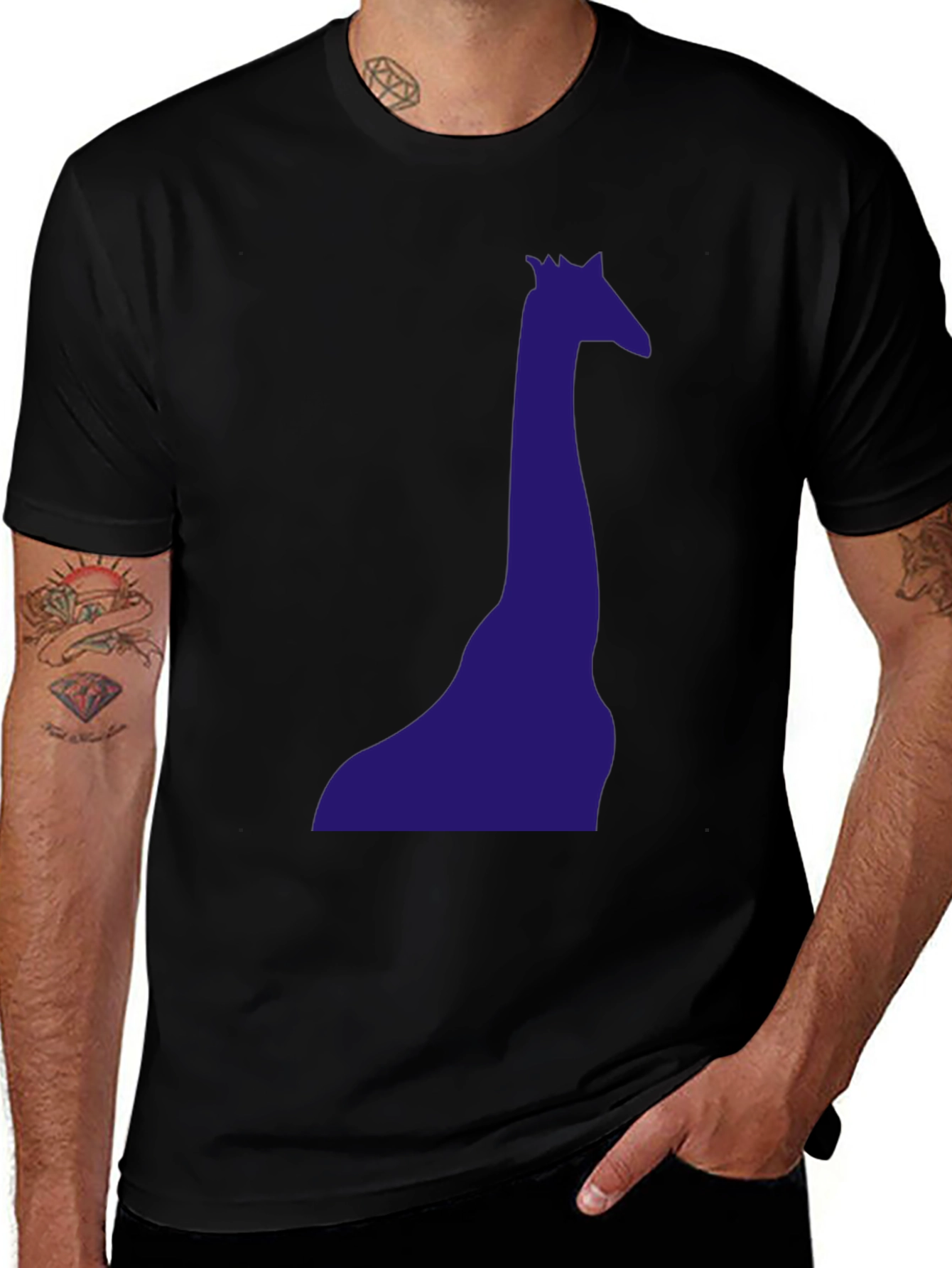 Variant 14 of Giraffe Silhouette T-Shirt
