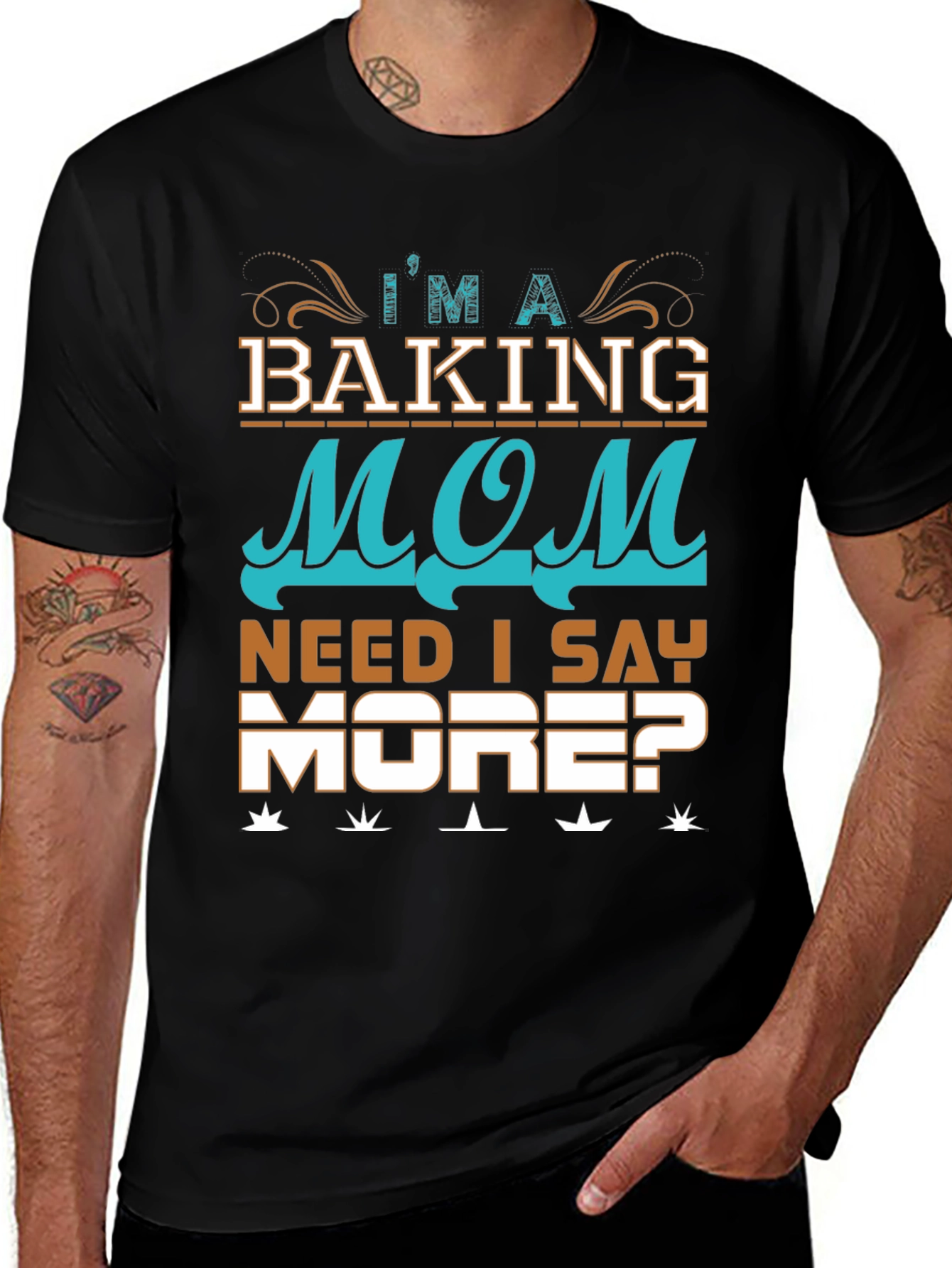 Variant 26 of Baking Mom T-Shirt - I'm A Baking Mom Tee