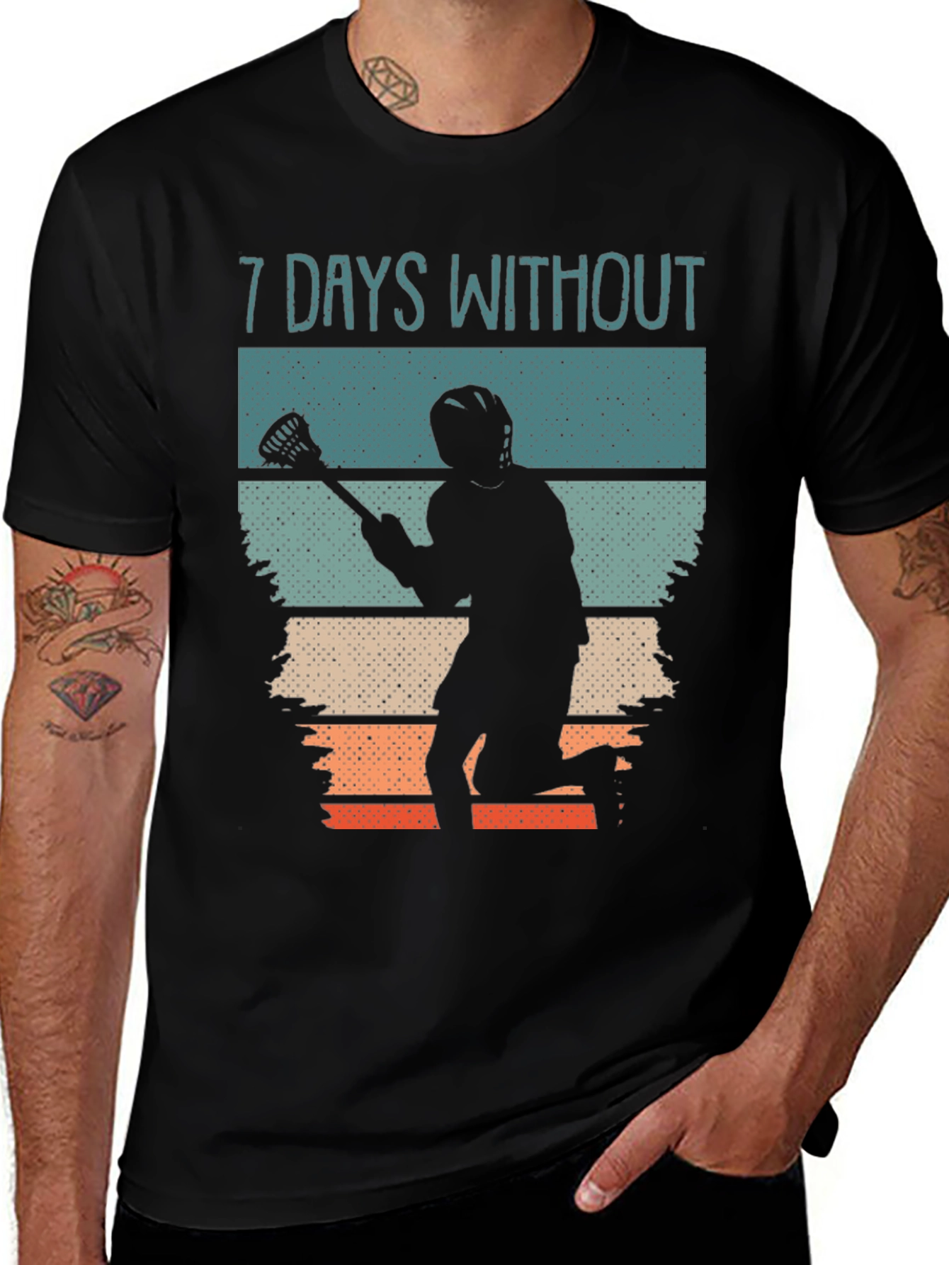 Variant 14 of Lacrosse T-Shirt: 7 Days Without