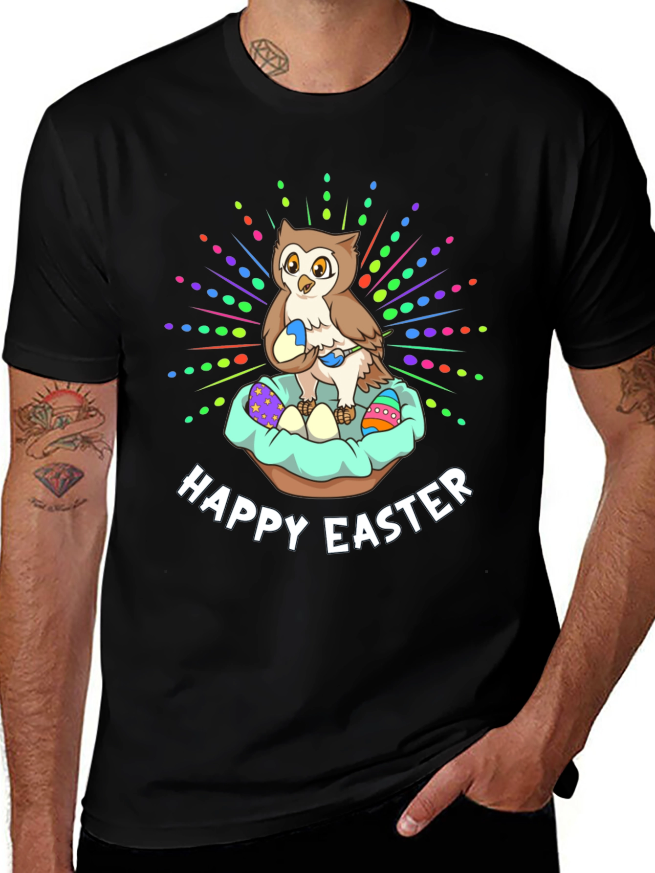 Happy Easter Owl T-Shirt