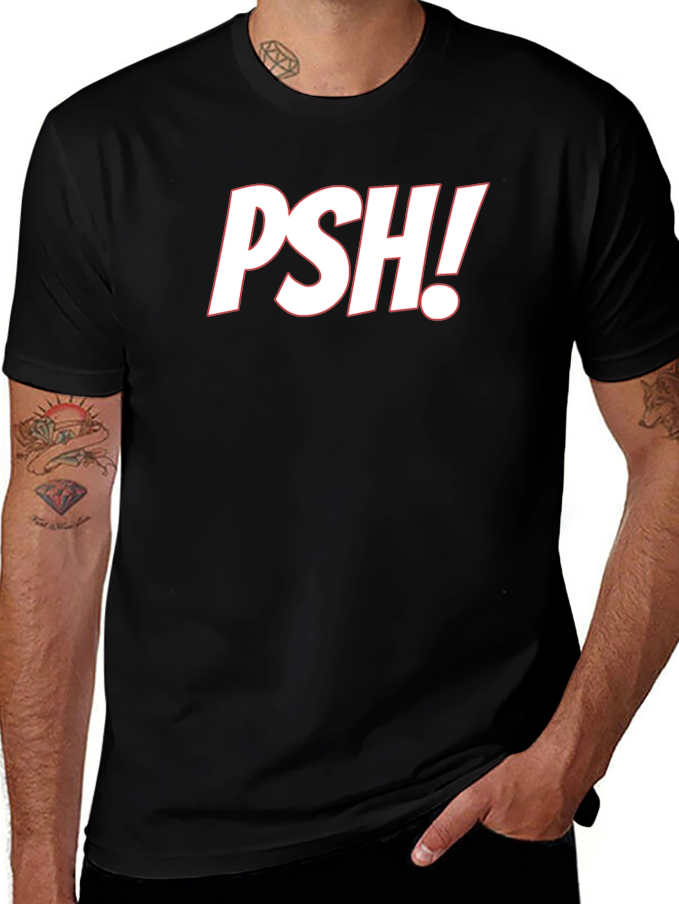 Variant 18 of PSH! Graphic Tee - Bold Statement Shirt