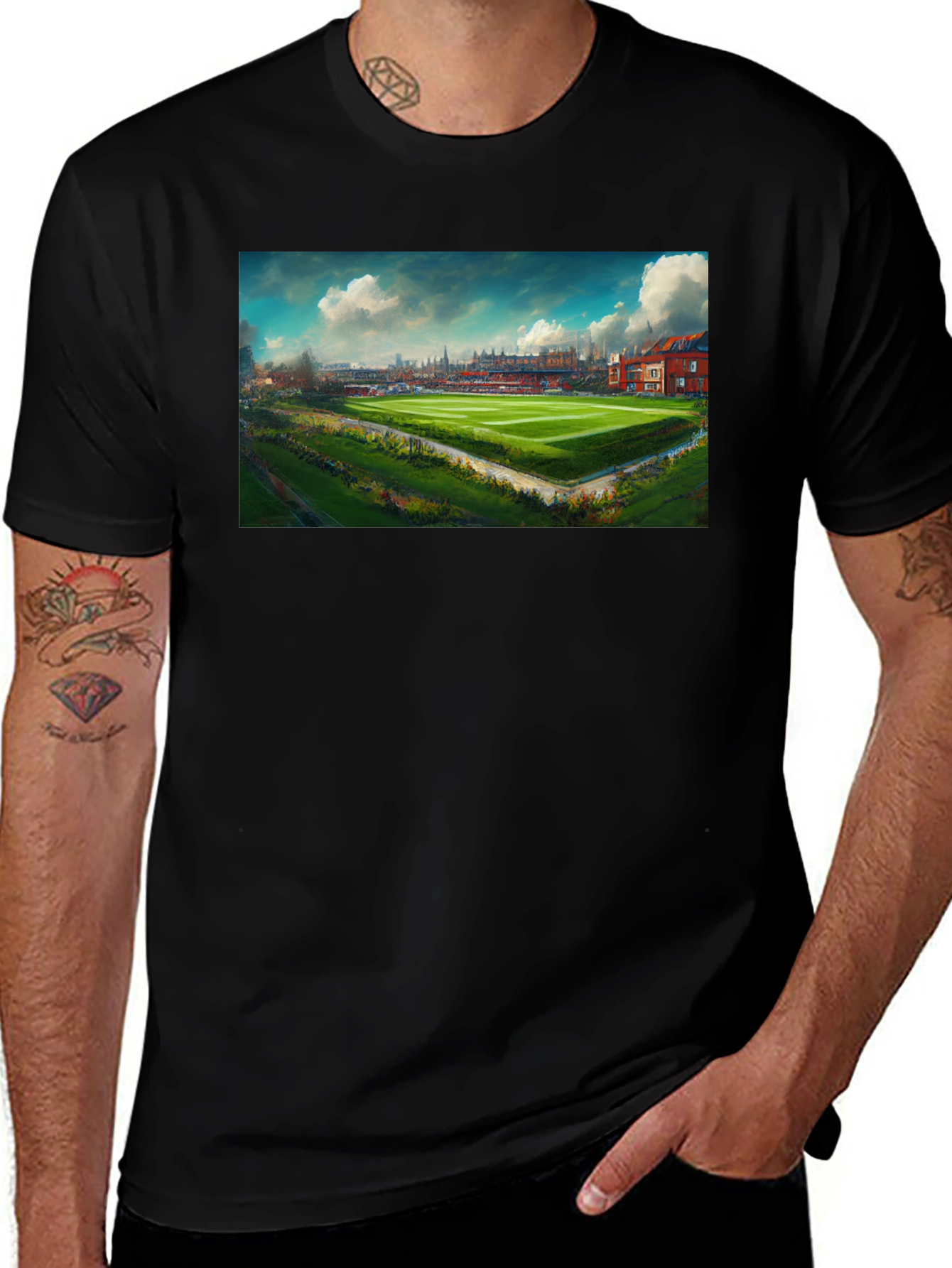 Variant 23 of Stadium T-Shirt - Black Tee
