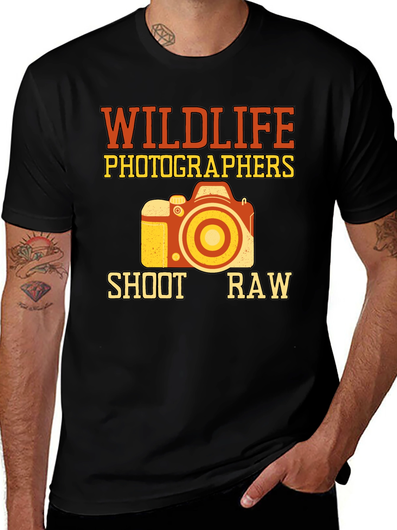 Variant 18 of Wildlife Photographers Shoot Raw T-Shirt
