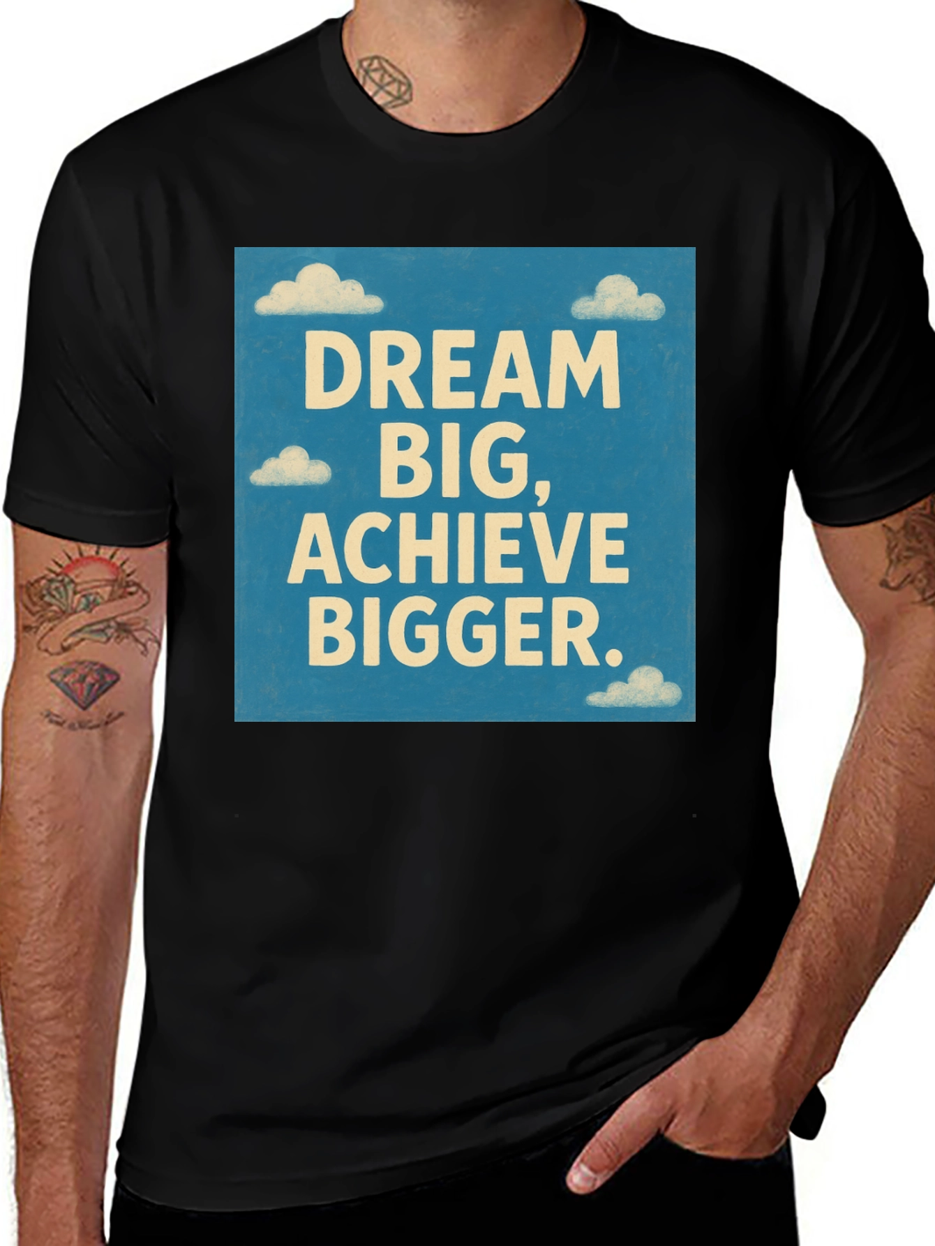 Variant 8 of Dream Big Graphic Tee - Motivational T-Shirt