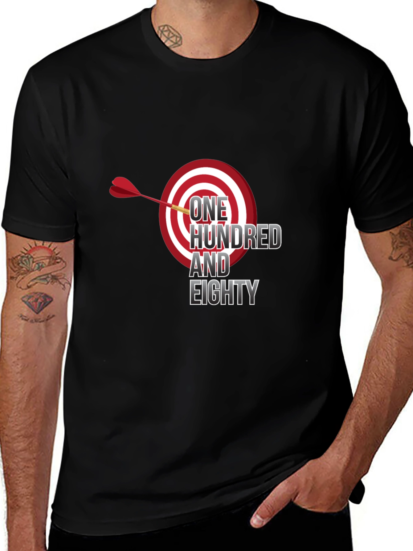 Variant 17 of One Hundred and Eighty Dart T-Shirt