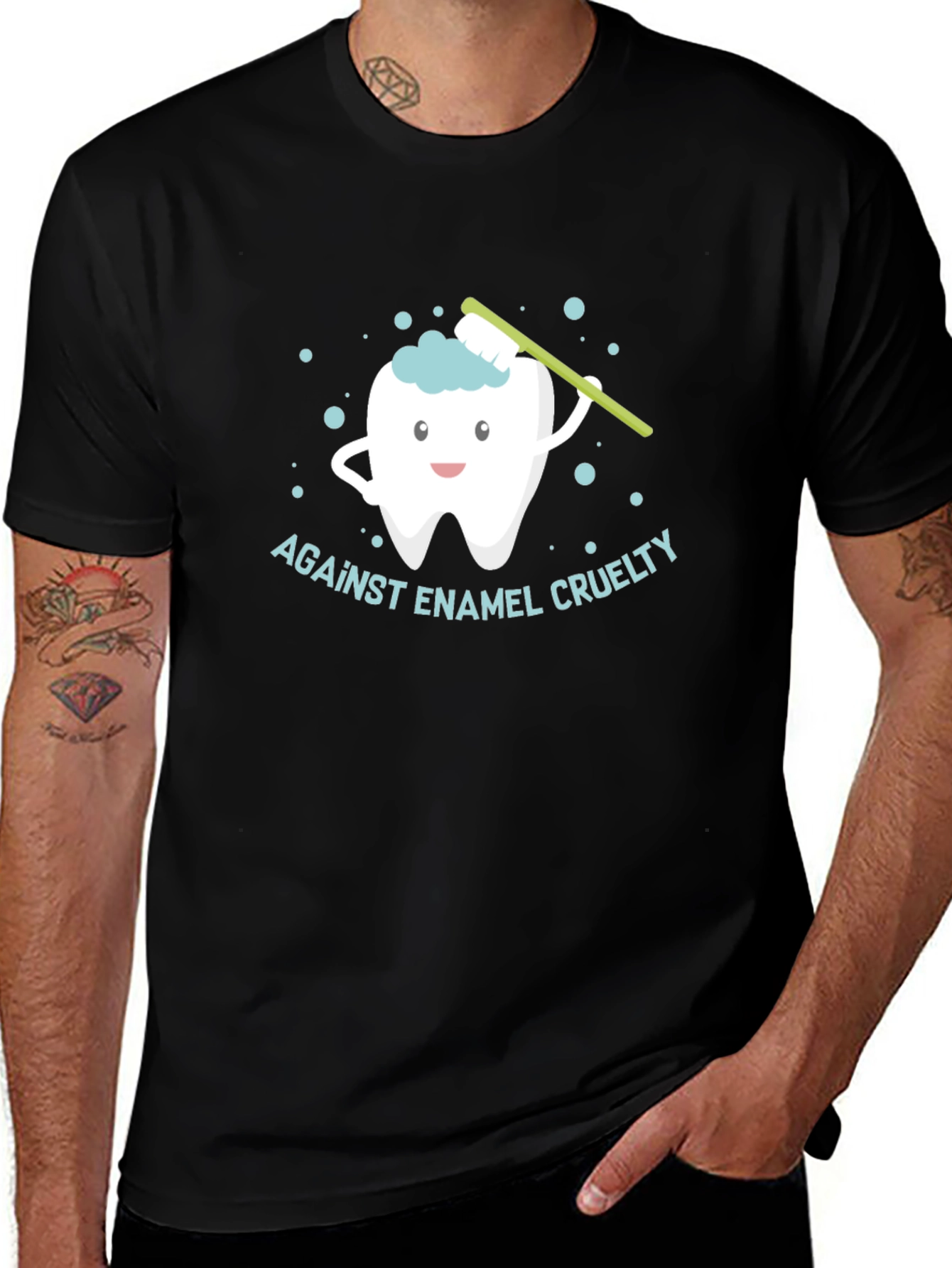 Variant 11 of Against Enamel Cruelty T-Shirt