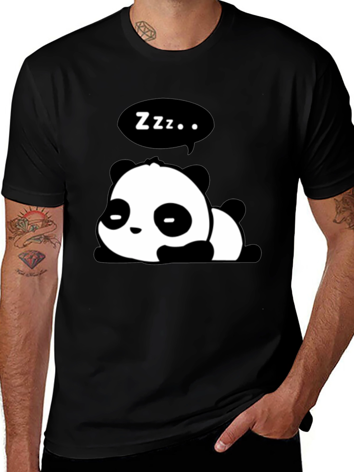 Variant 12 of Cute Panda Sleeping Zzz T-Shirt