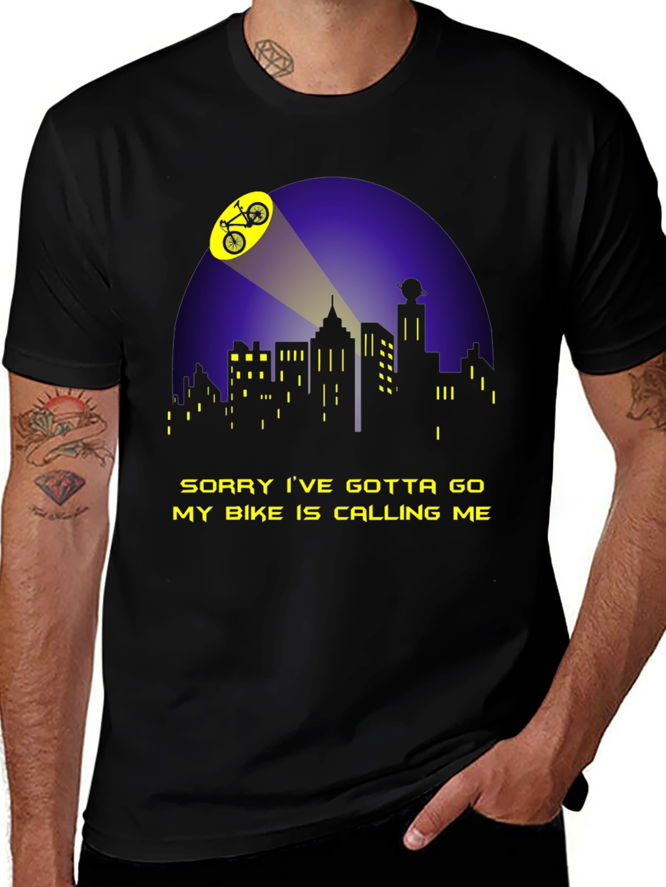 Variant 22 of Bike Calling T-Shirt - Funny Cyclist Tee