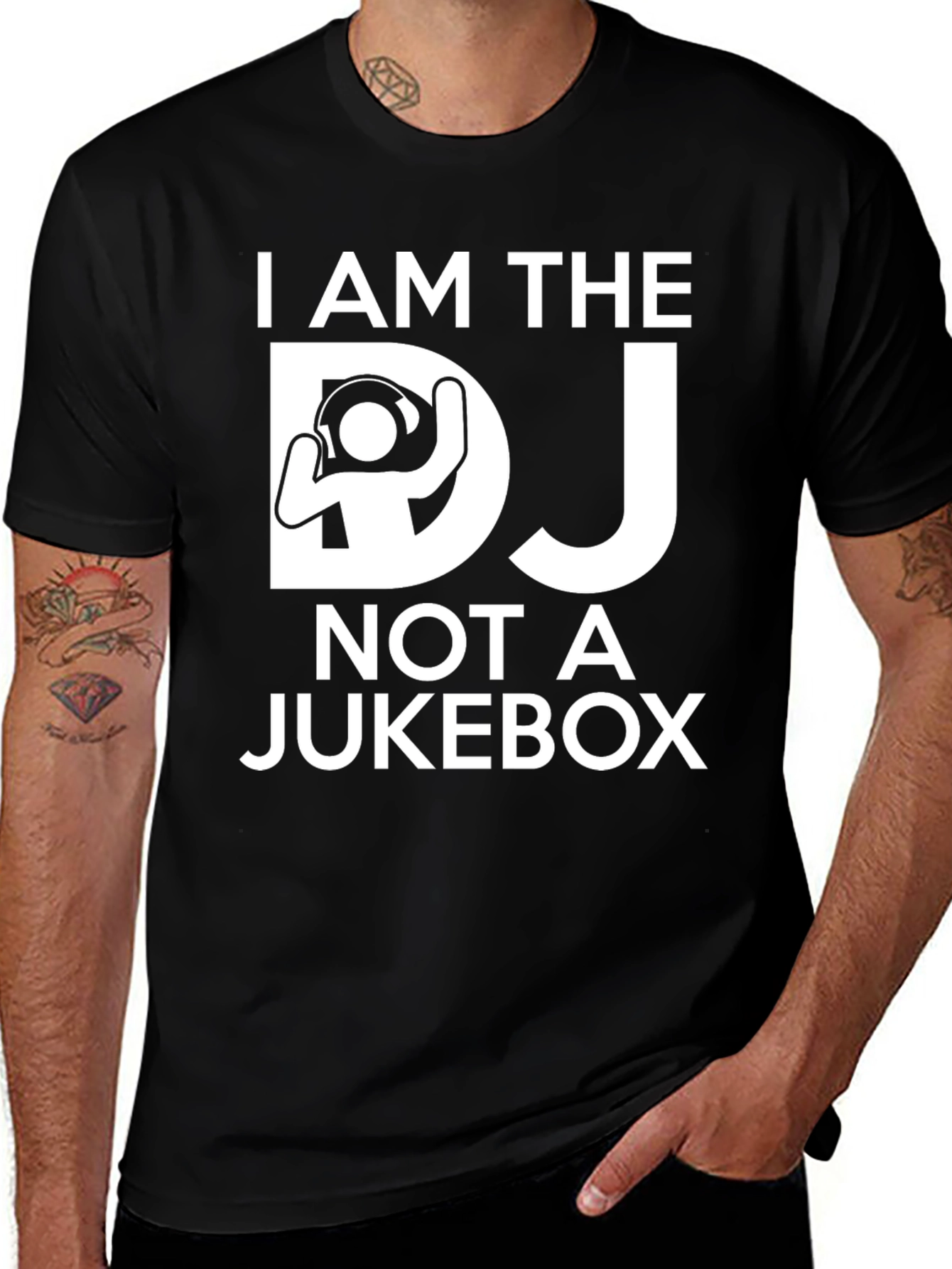 I AM THE DJ T-Shirt - Funny Music Lover Tee