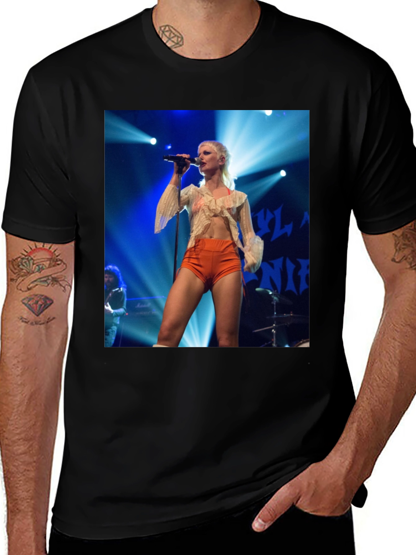 Variant 3 of Band T-Shirt - Concert Photography Tee