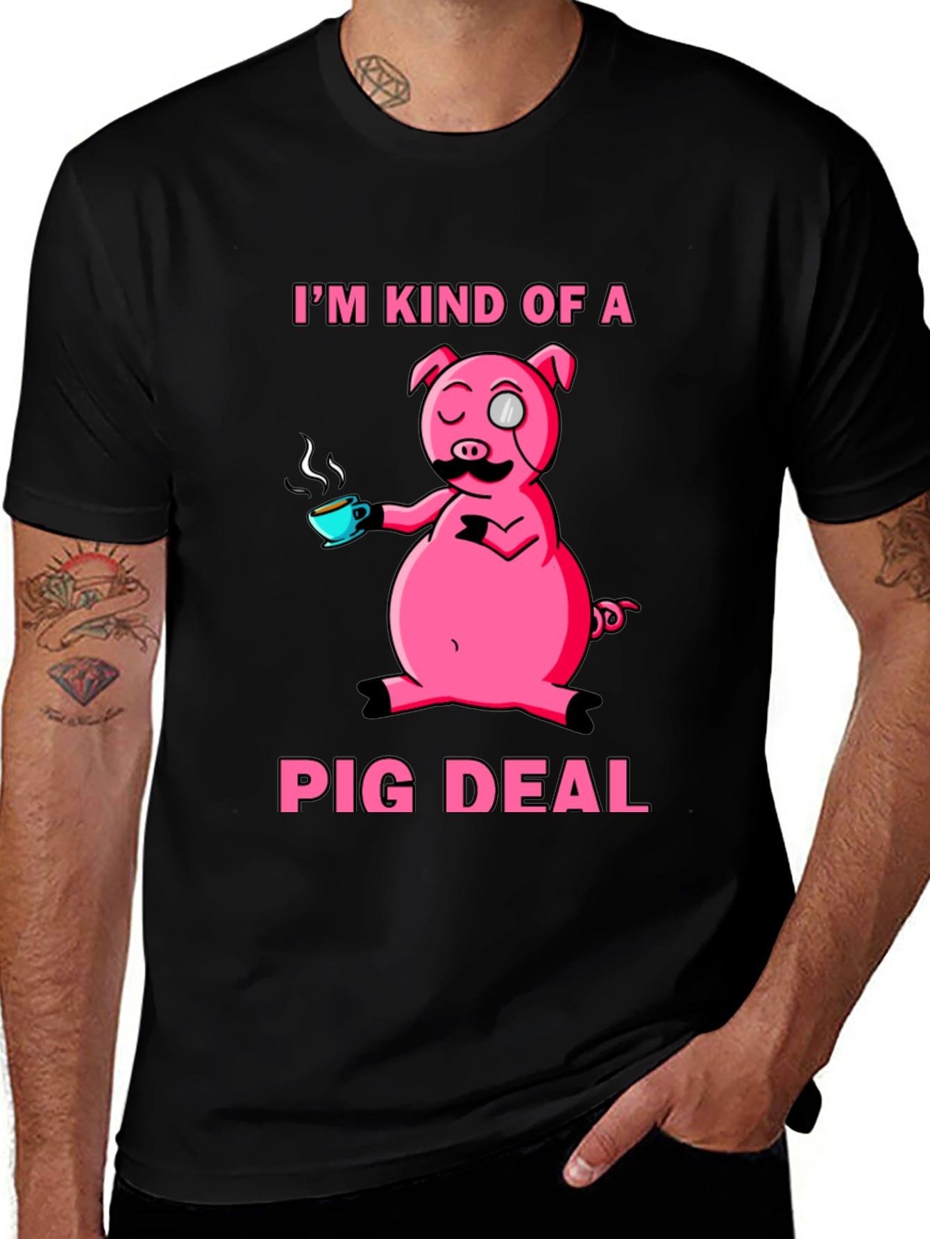 Variant 15 of I'm Kind Of A Pig Deal T-Shirt - Funny Pig Tee