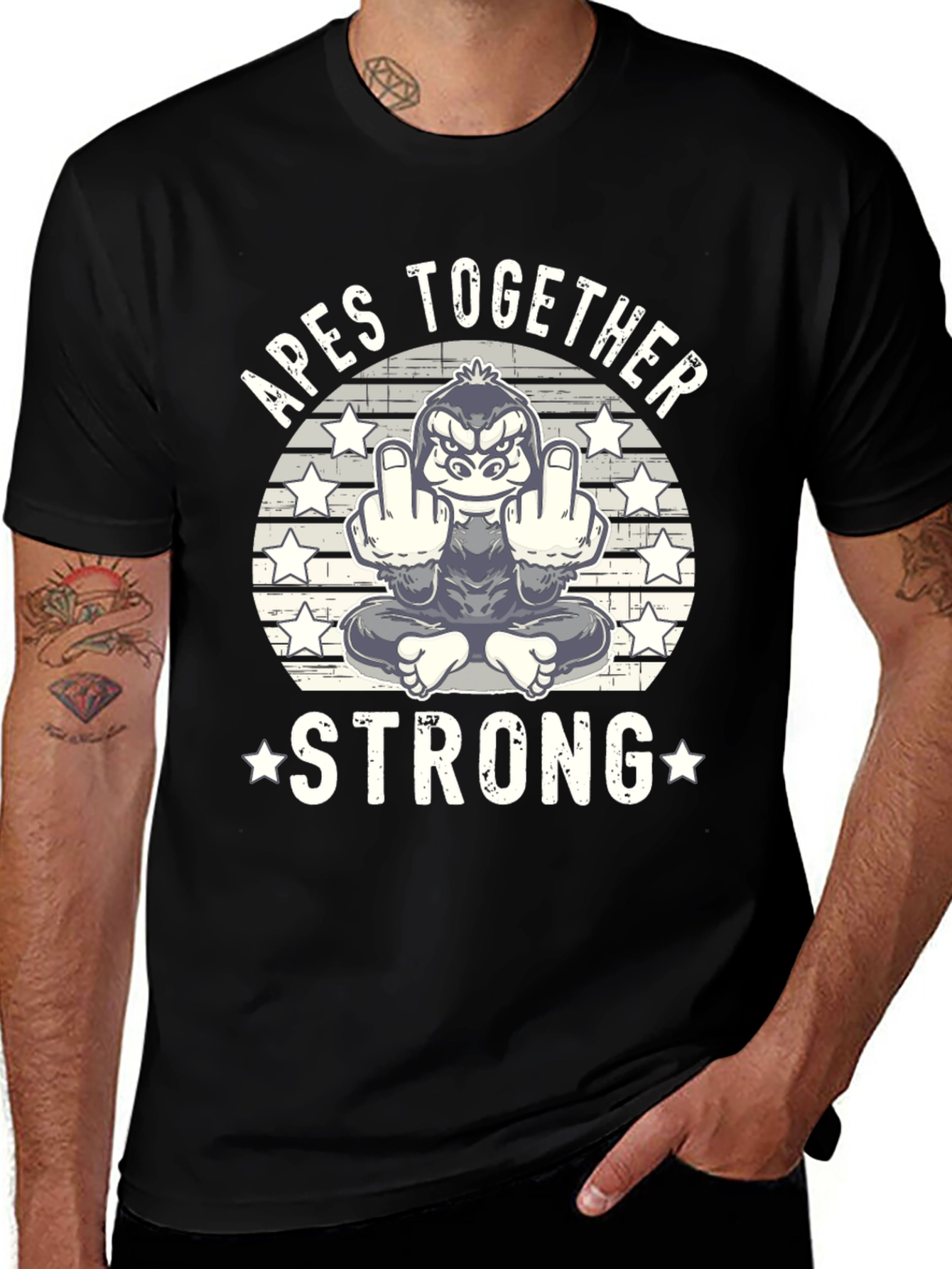 Variant 7 of Apes Together Strong Graphic Tee