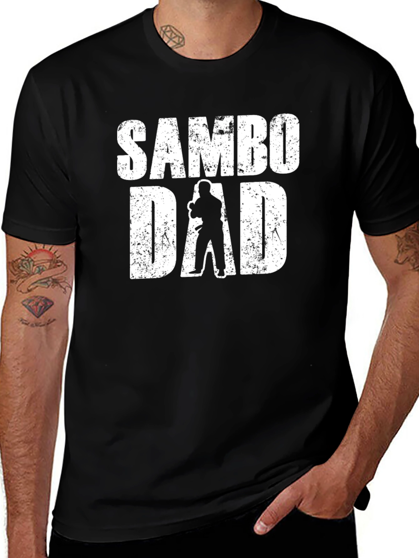 Sambo Dad T-Shirt - Black