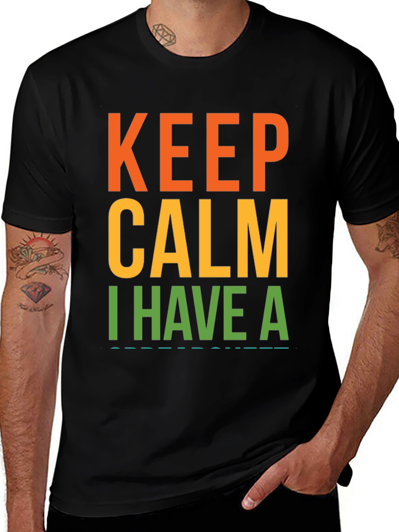 Variant 3 of Keep Calm Graphic Tee