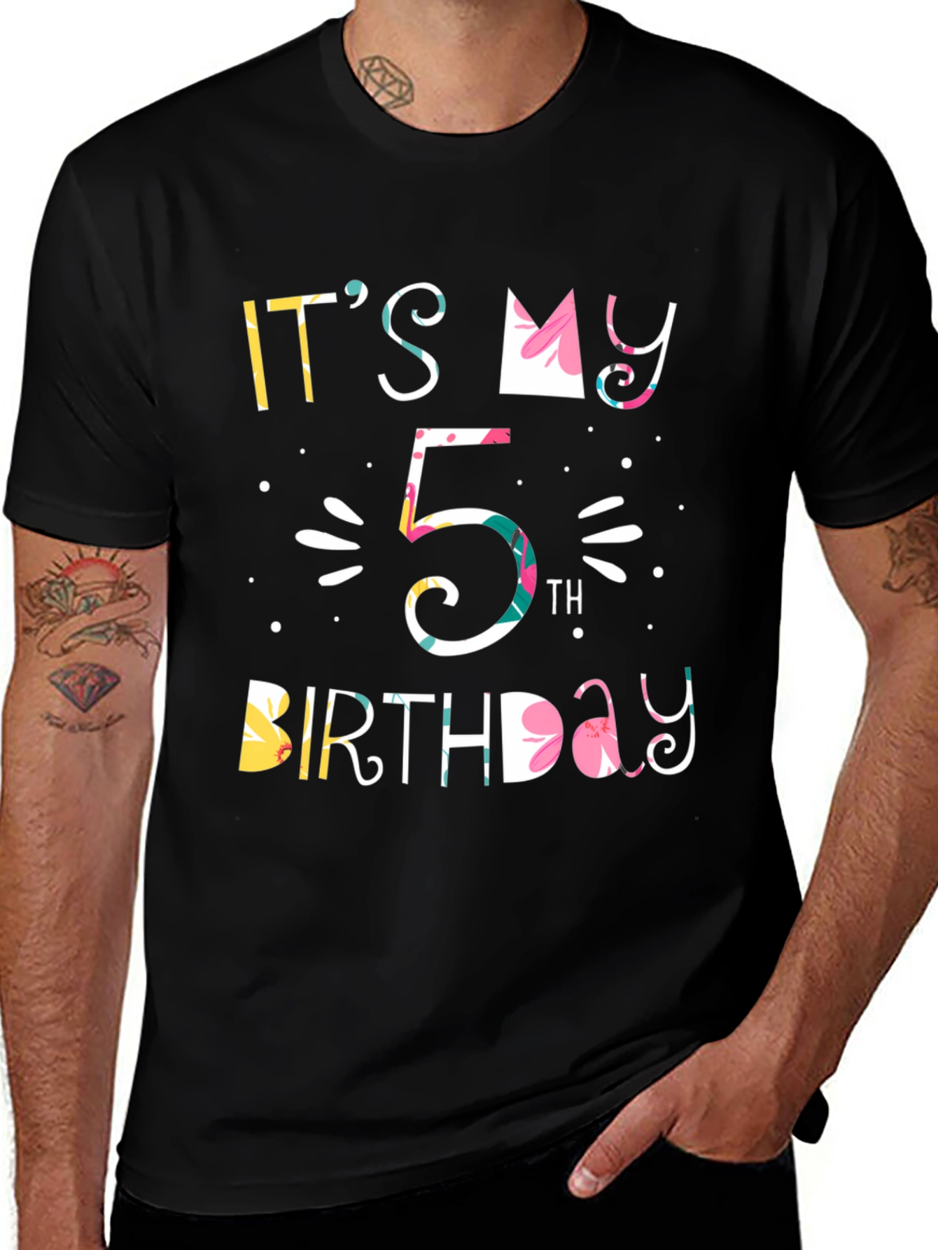 Variant 26 of It's My 5th Birthday T-Shirt