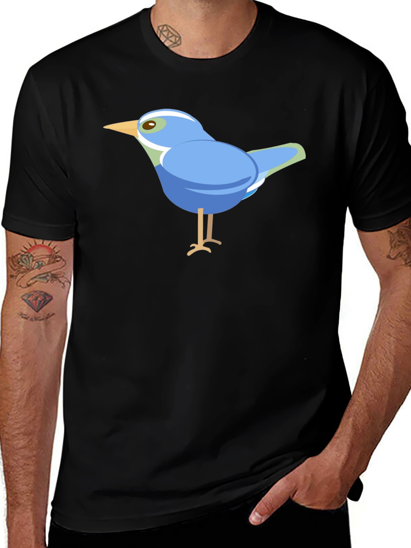 Variant 25 of Bird Graphic T-Shirt - Casual Style