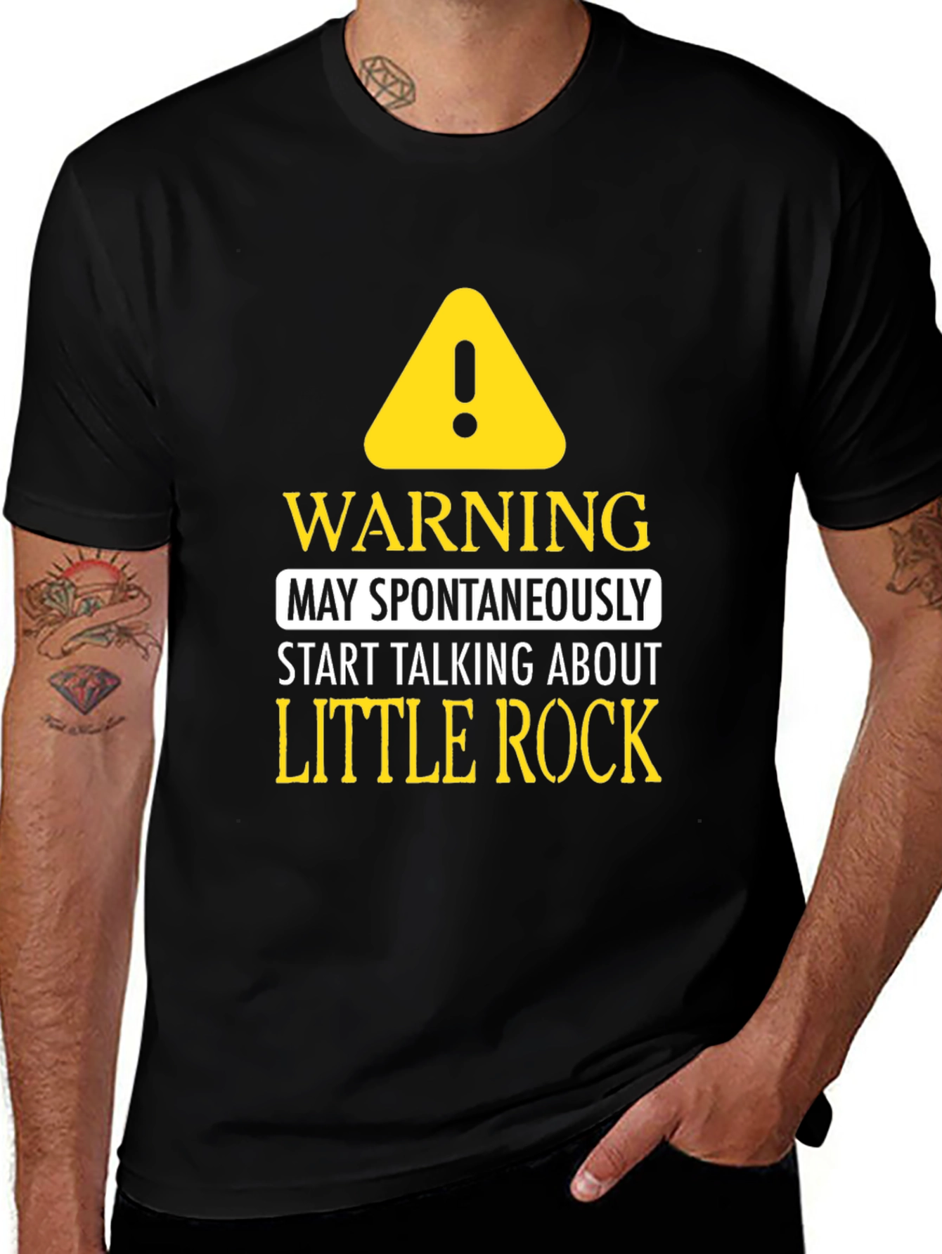 Warning: May Spontaneously Talk About Little Rock T-Shirt