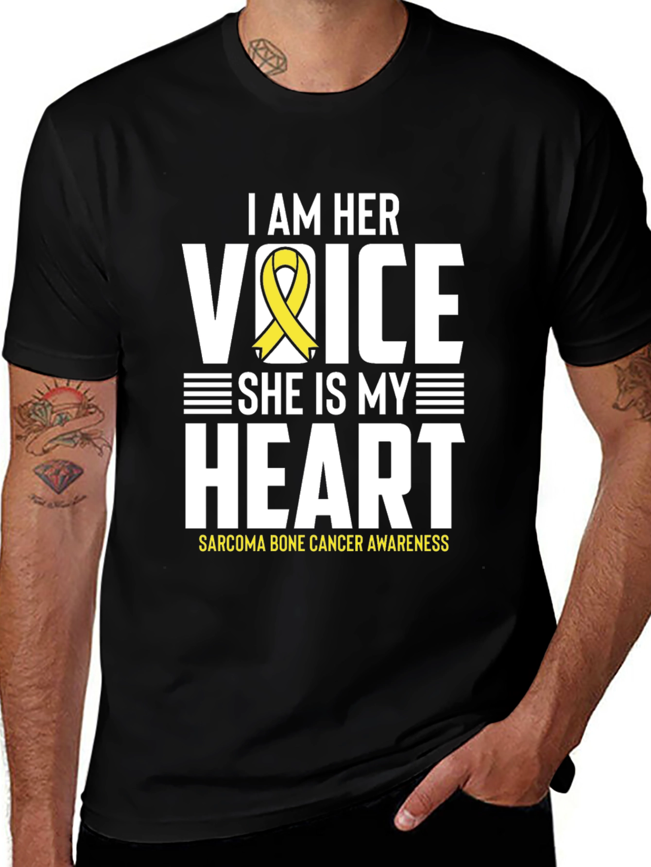 Sarcoma Bone Cancer Awareness T-Shirt 