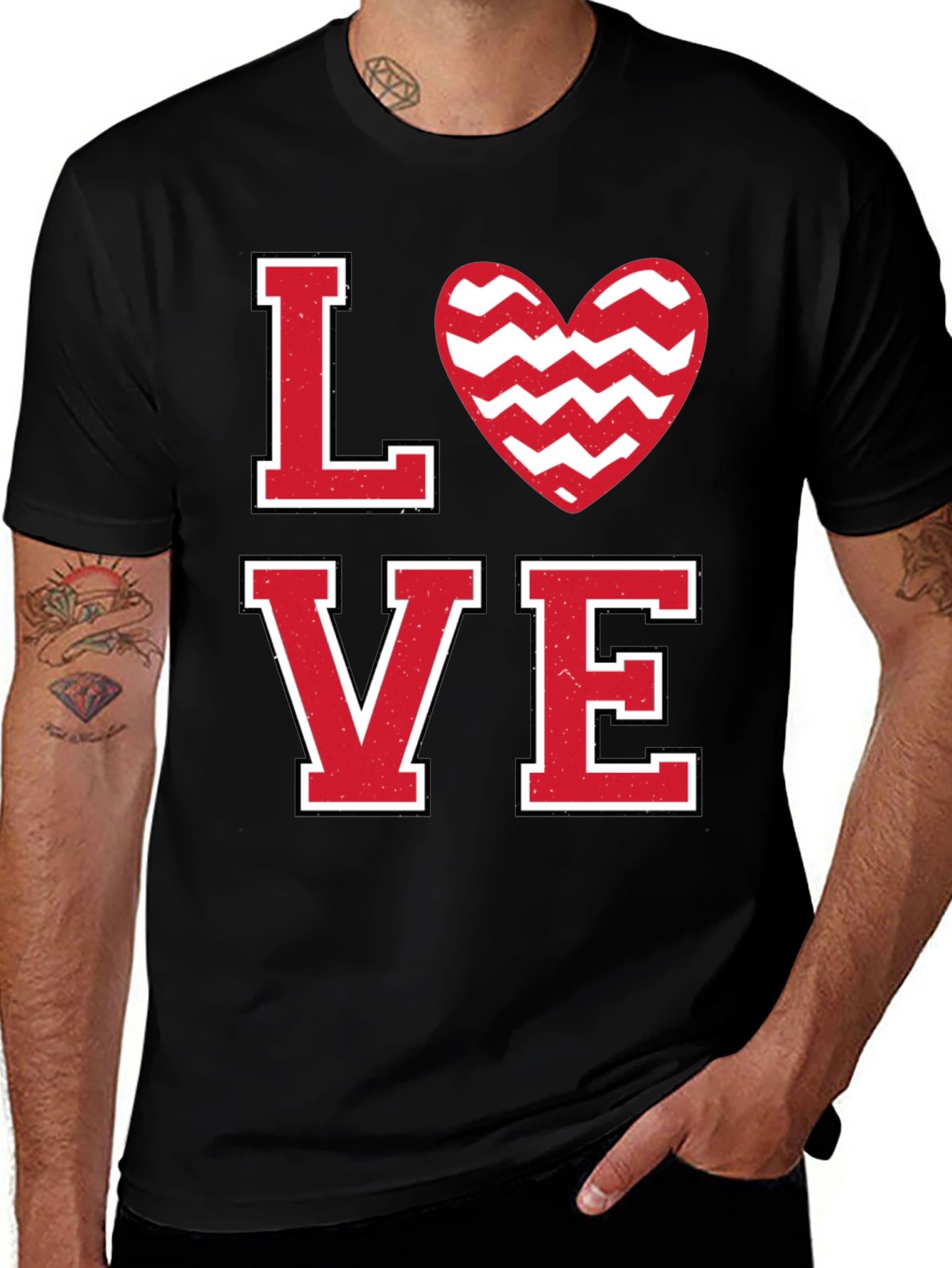 Variant 10 of Love Valentine's Day Graphic T-Shirt
