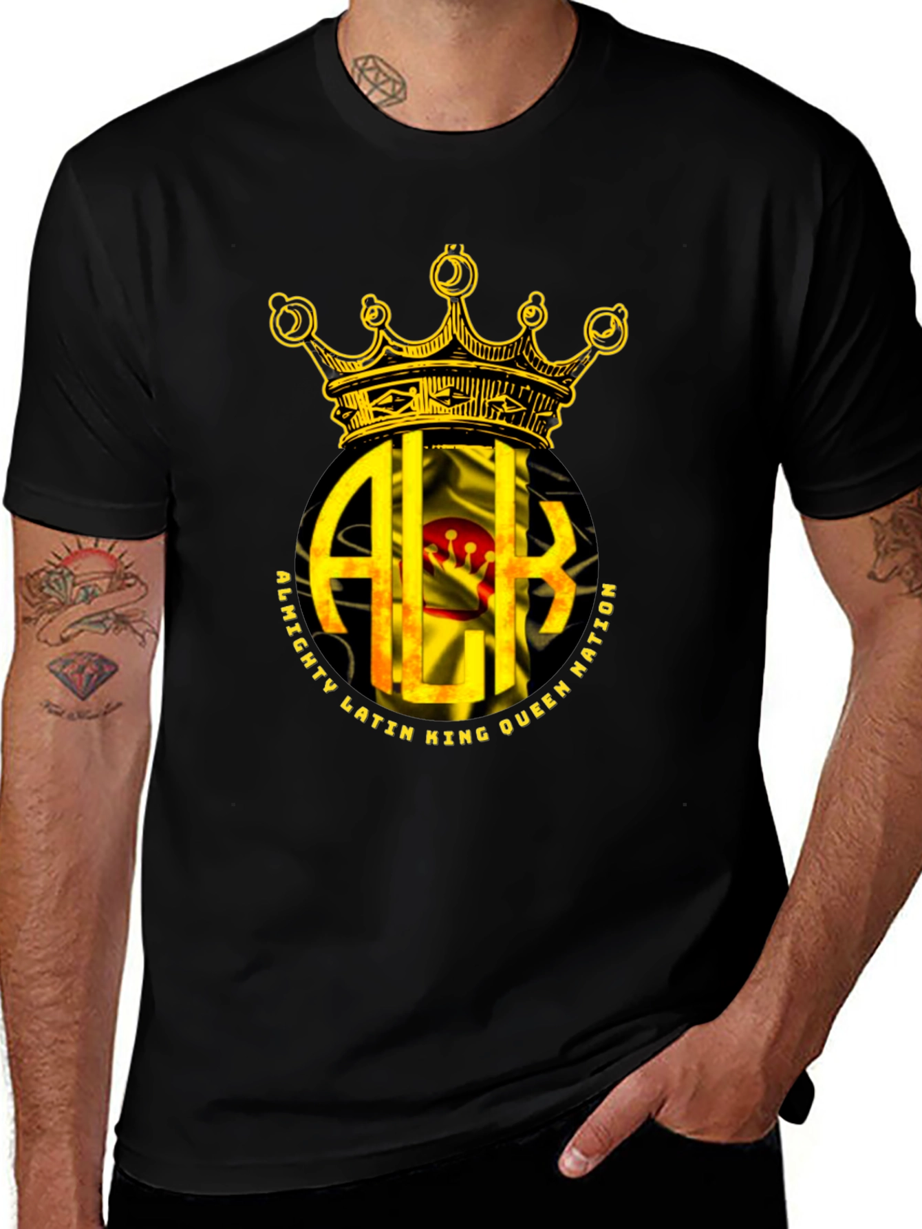 Variant 11 of ALKB Latin King Queen Nation Graphic Tee