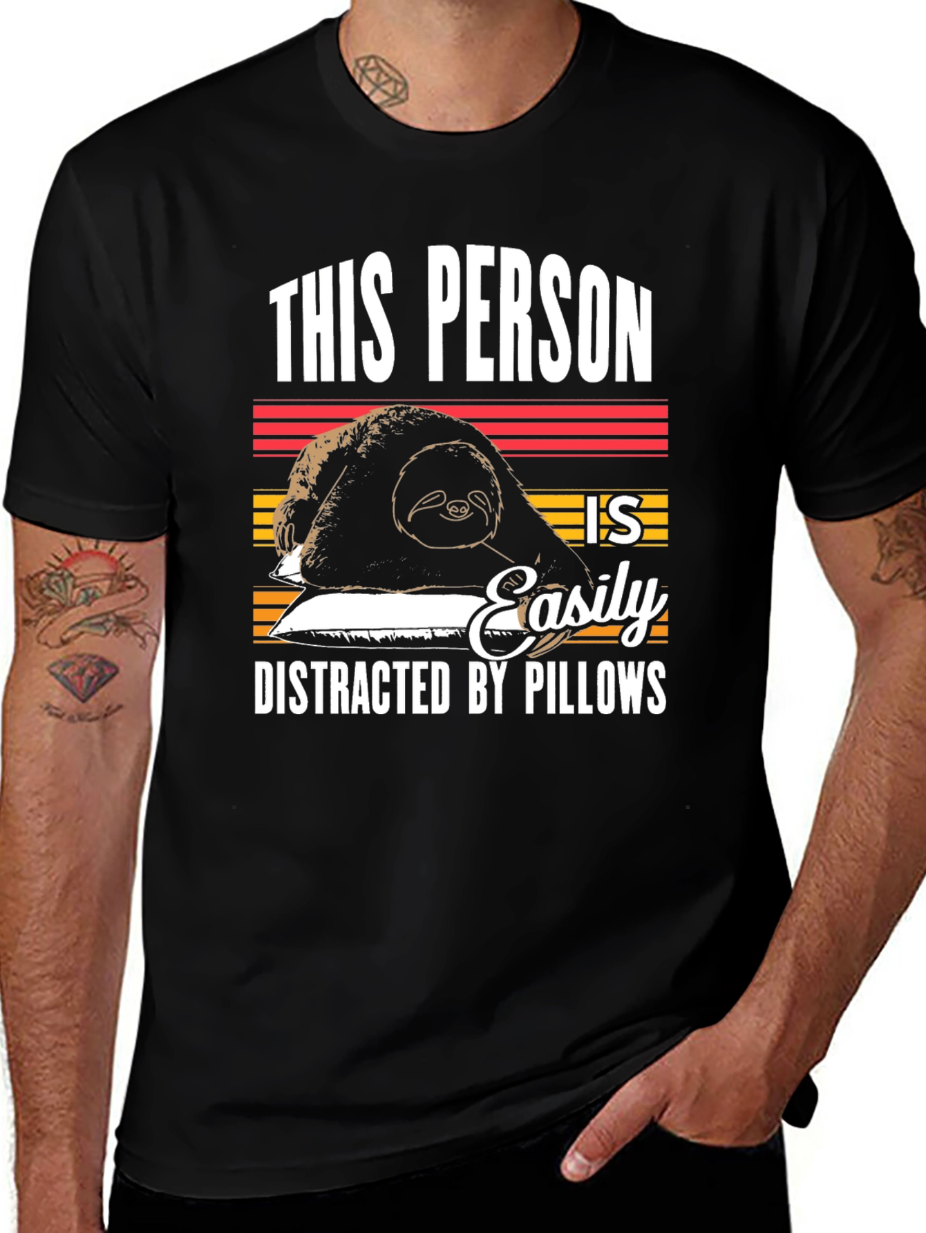 Variant 15 of Sloth Pillow Distraction T-Shirt