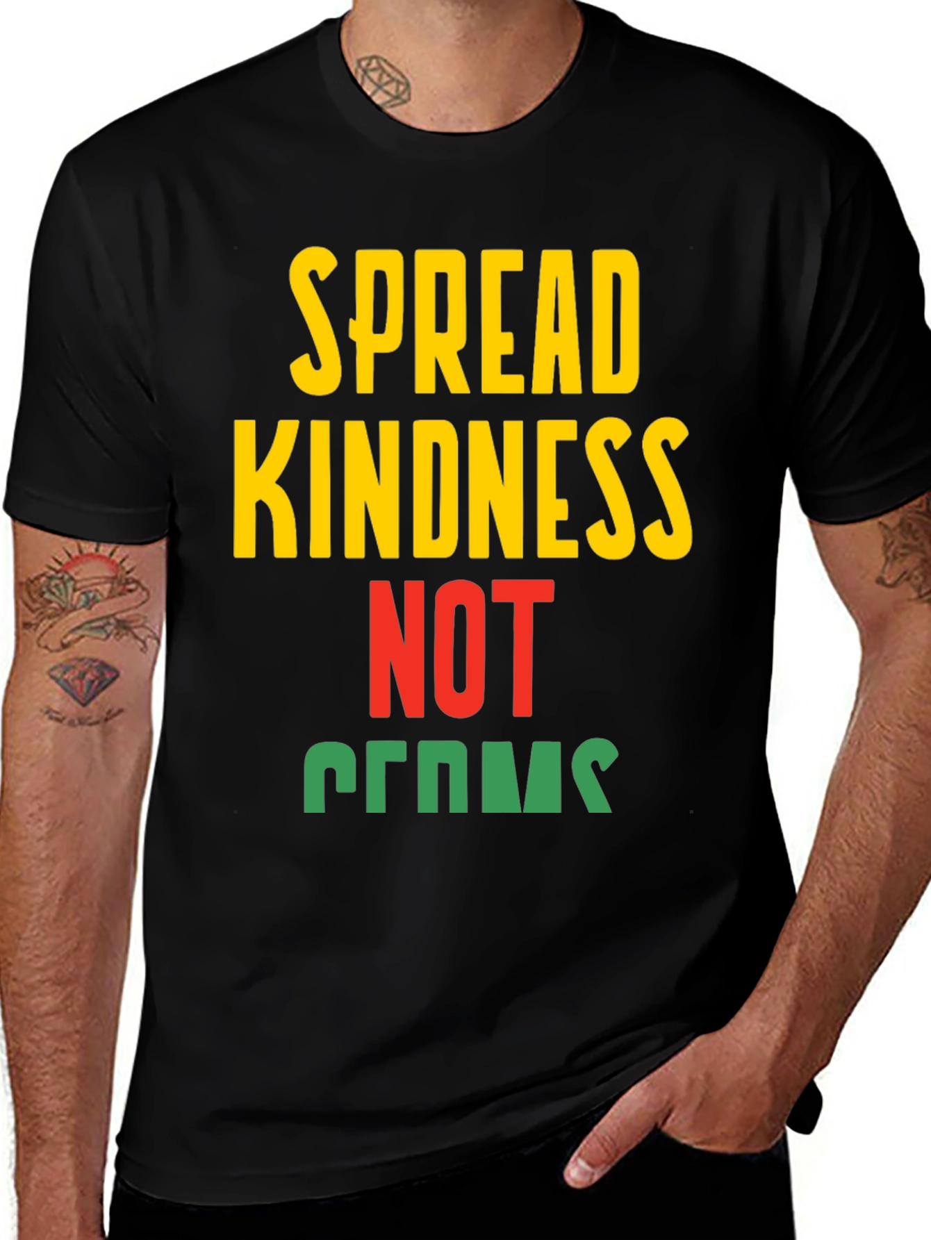 Variant 10 of Spread Kindness T-Shirt - Positive Message Tee