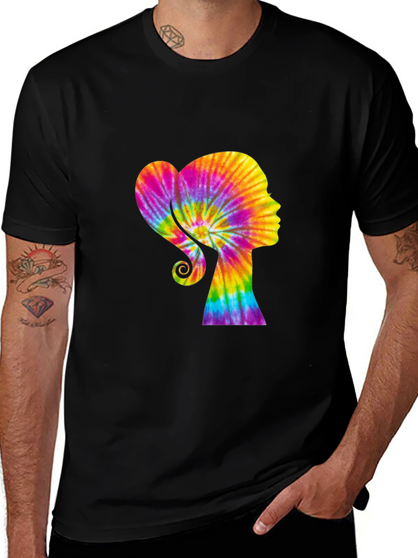 Variant 6 of Tie-Dye Silhouette T-Shirt