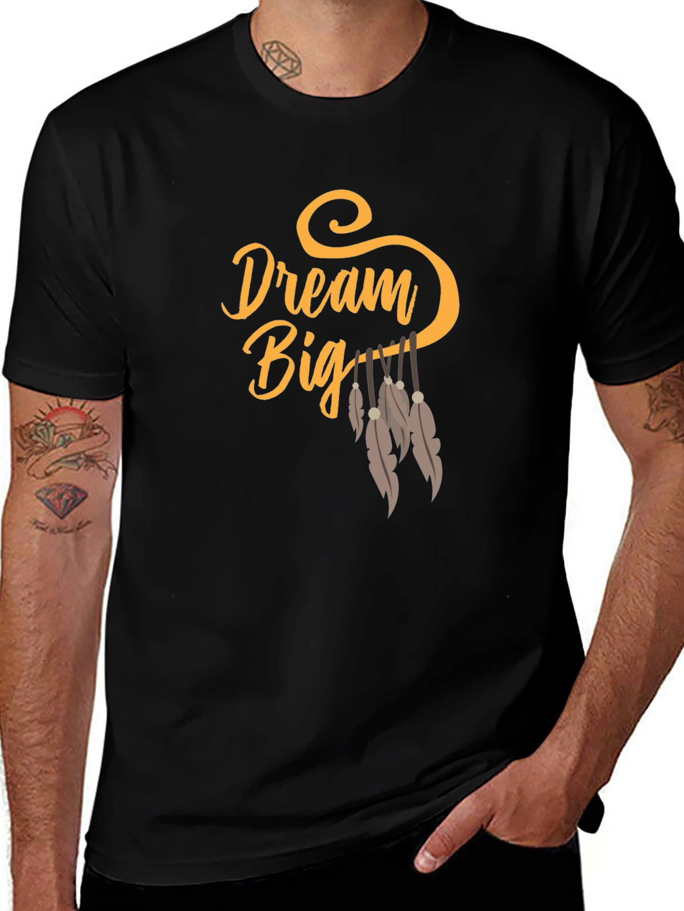 Variant 25 of Dream Big Graphic Tee - Casual Comfort