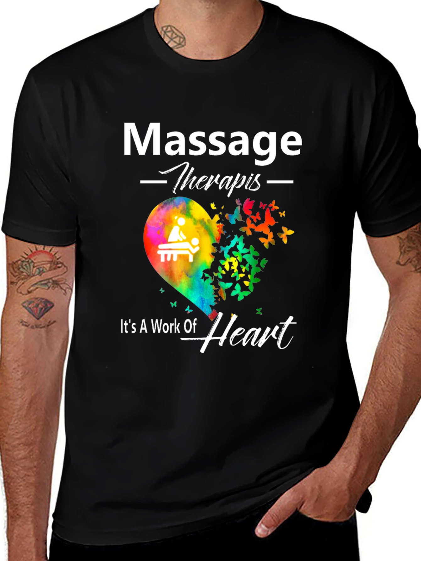 Variant 24 of Massage Therapist Heart T-Shirt