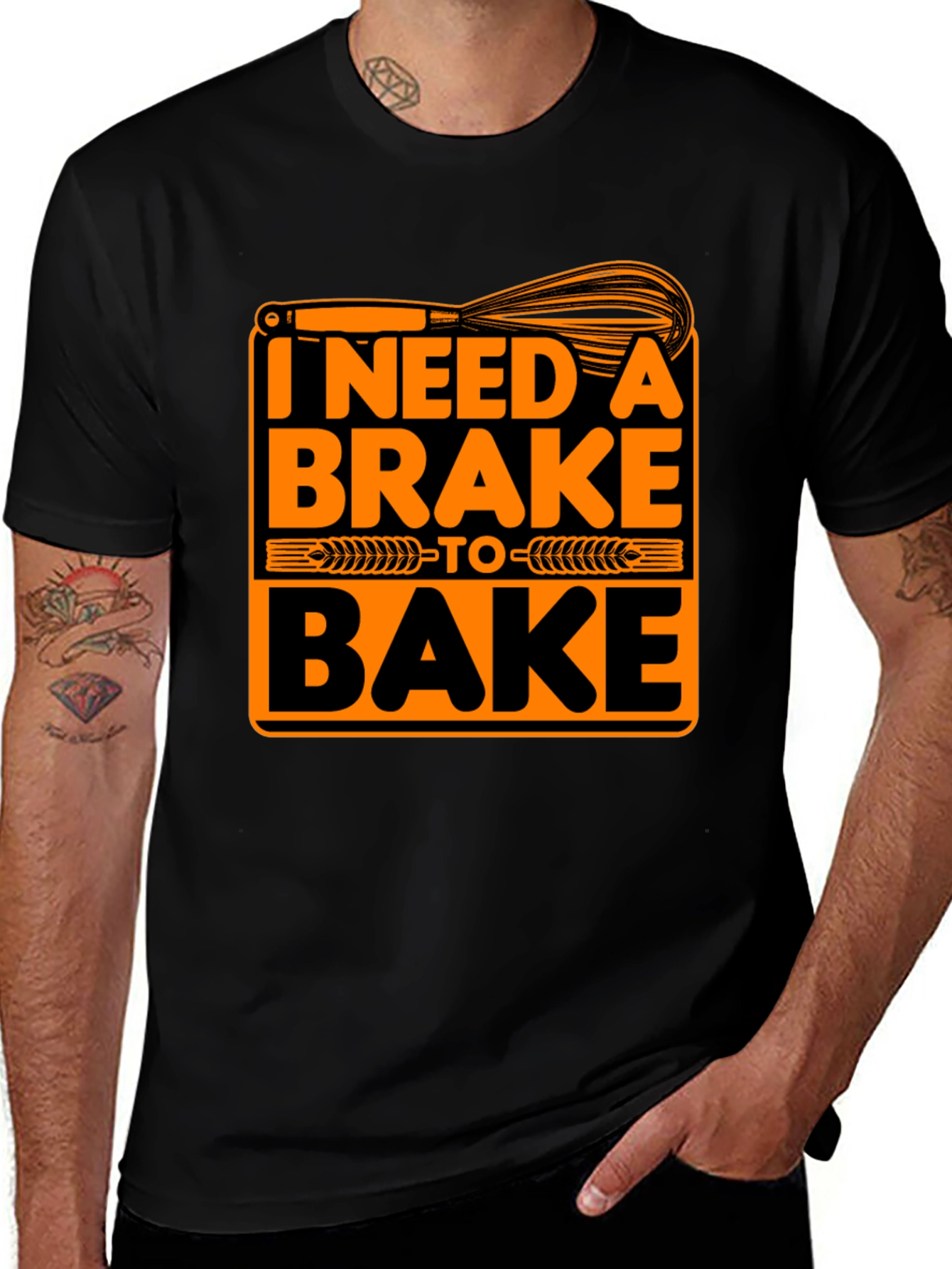 Variant 16 of I Need A Brake To Bake Graphic T-Shirt