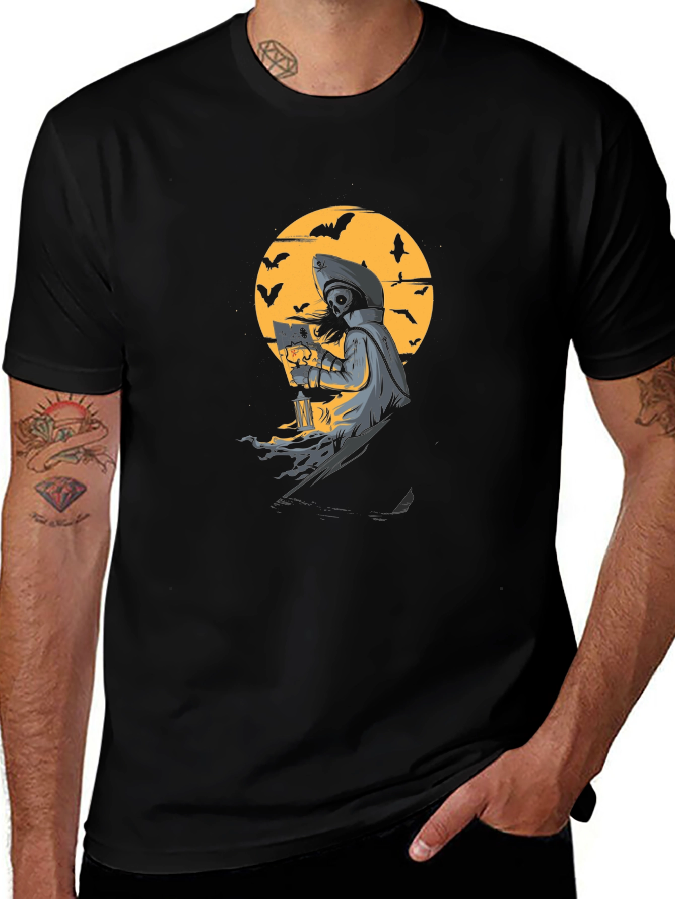 Variant 18 of Grim Reaper Halloween Graphic Tee