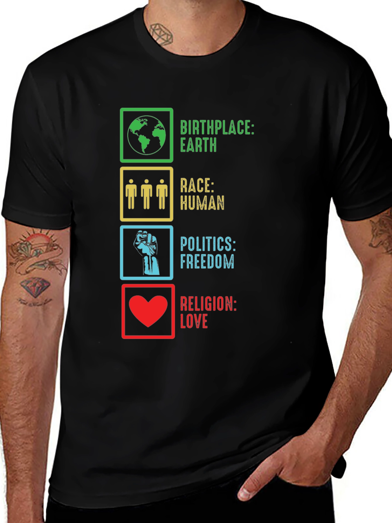 Variant 27 of Birthplace Earth, Race Human T-Shirt