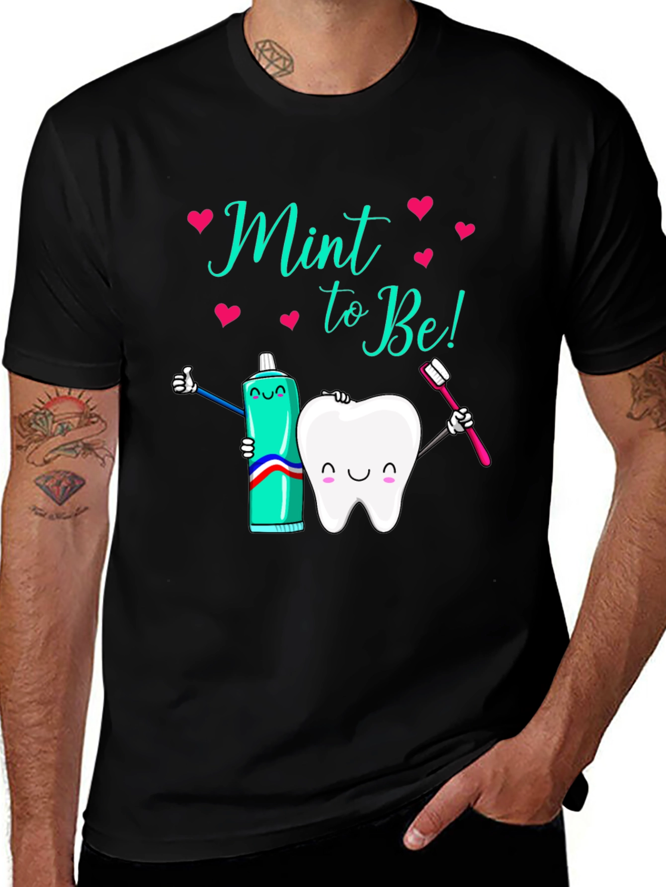 Variant 22 of Mint to Be Graphic Tee - Dental Hygiene T-Shirt