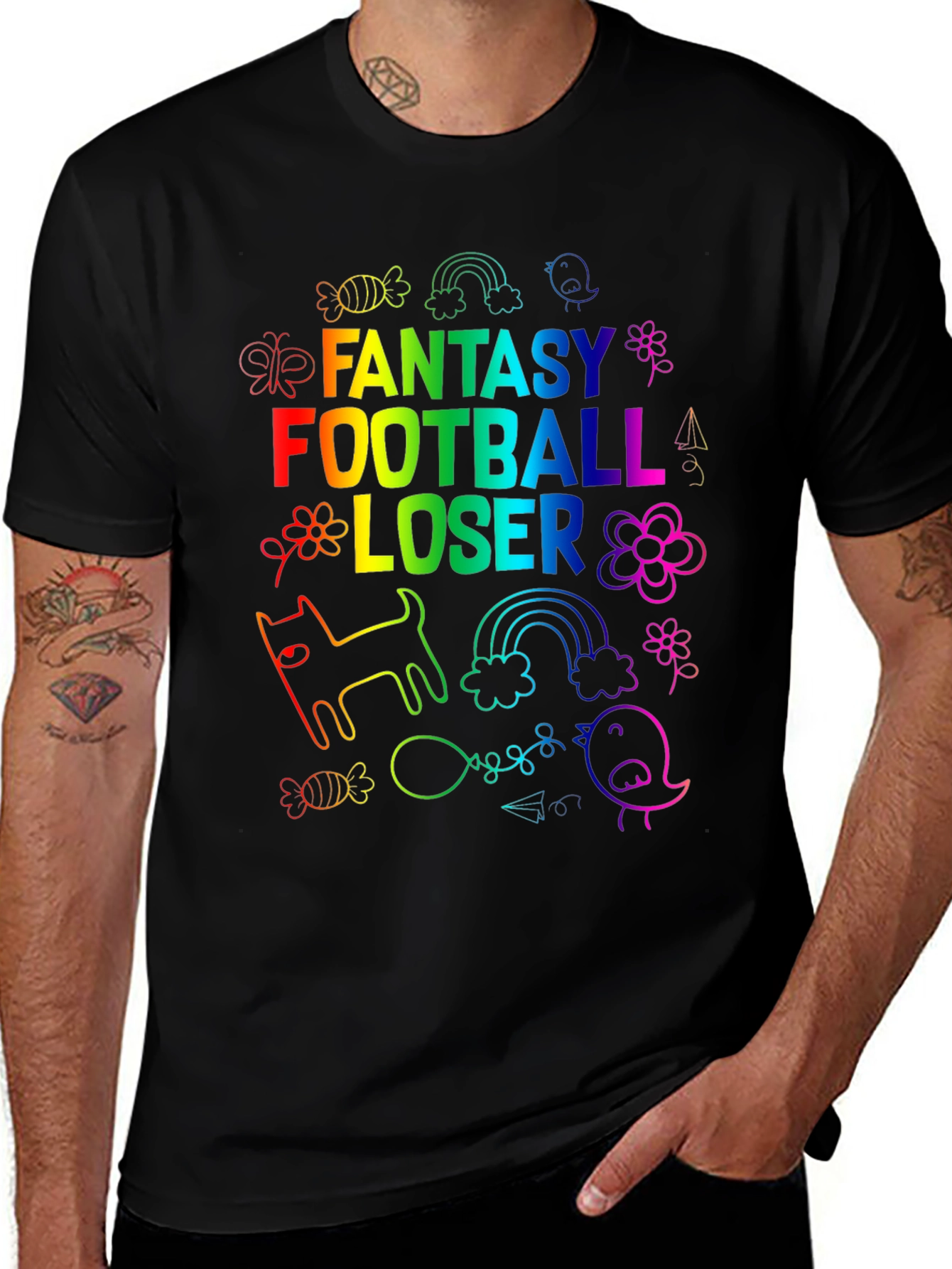 Variant 8 of Fantasy Football Loser Graphic Tee
