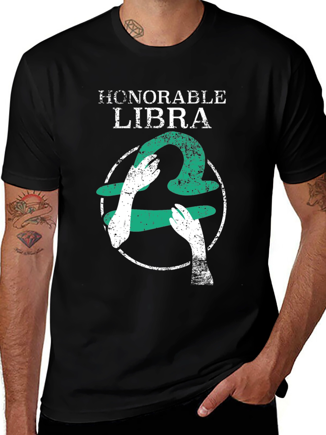 Variant 5 of Honorable Libra Zodiac Graphic T-Shirt