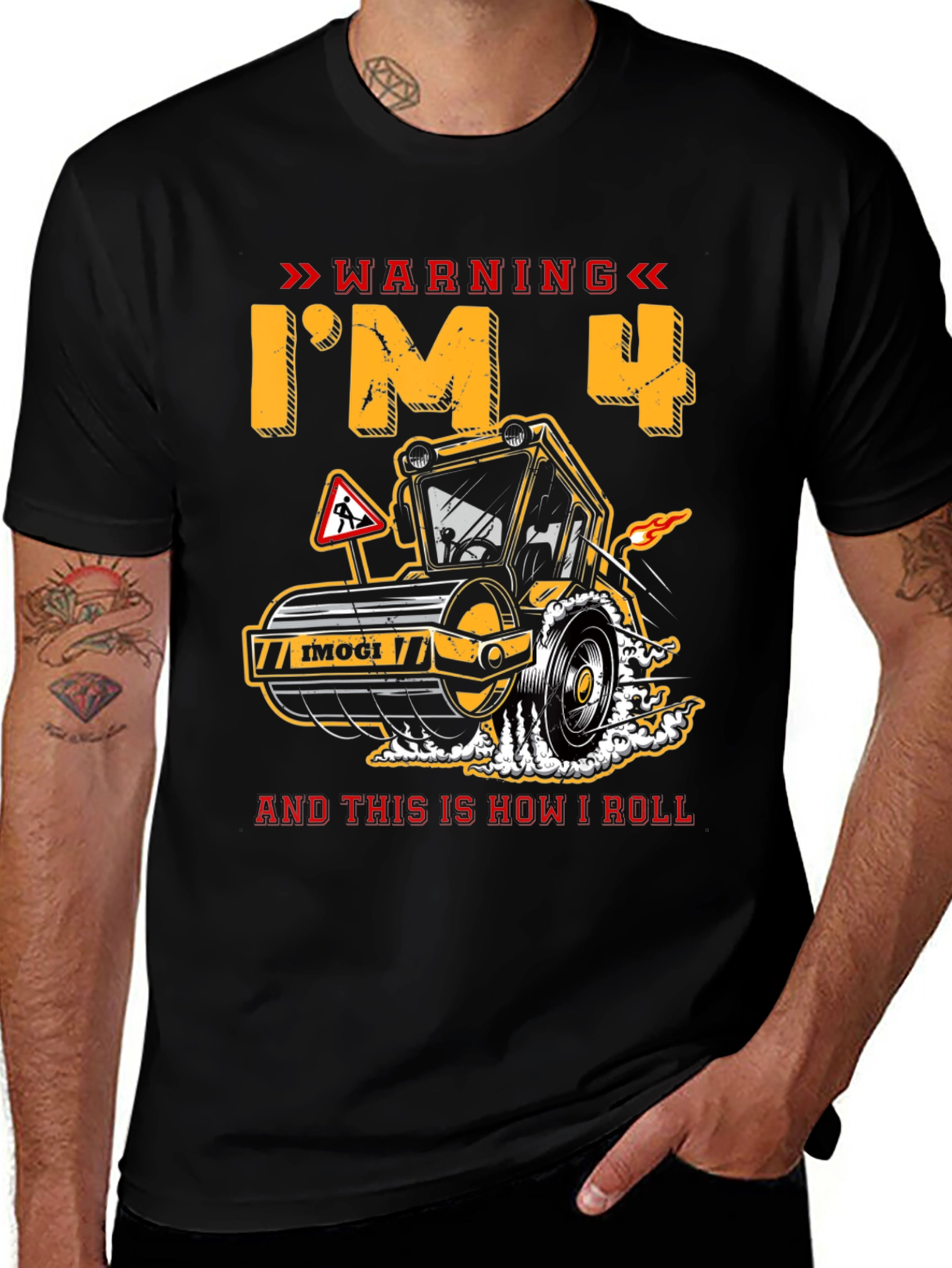 Warning I'm 4 T-Shirt