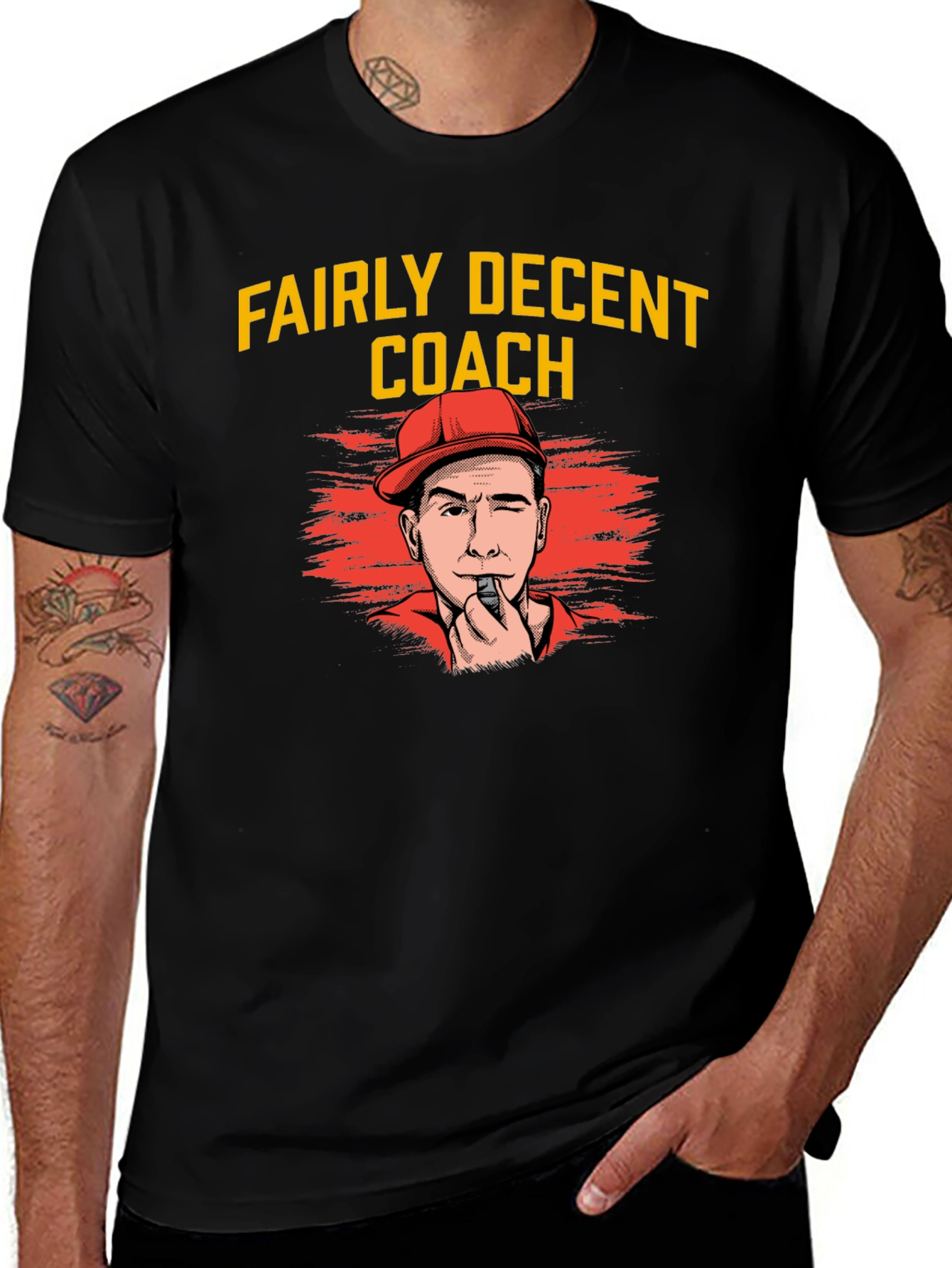 Variant 17 of Fairly Decent Coach Graphic T-Shirt