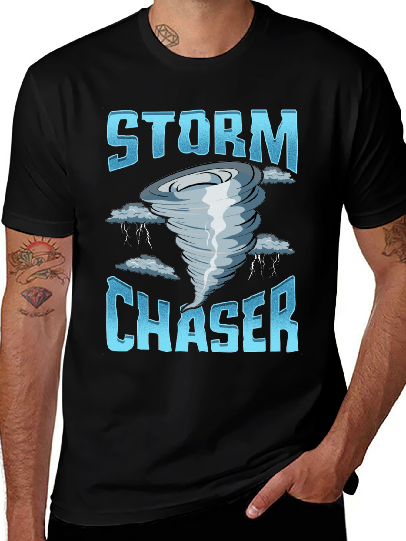 Storm Chaser Graphic T-Shirt - Weather Enthusiast Tee