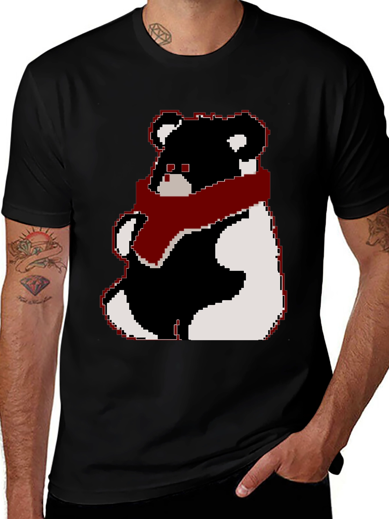 Variant 3 of Pixel Bear Graphic Tee