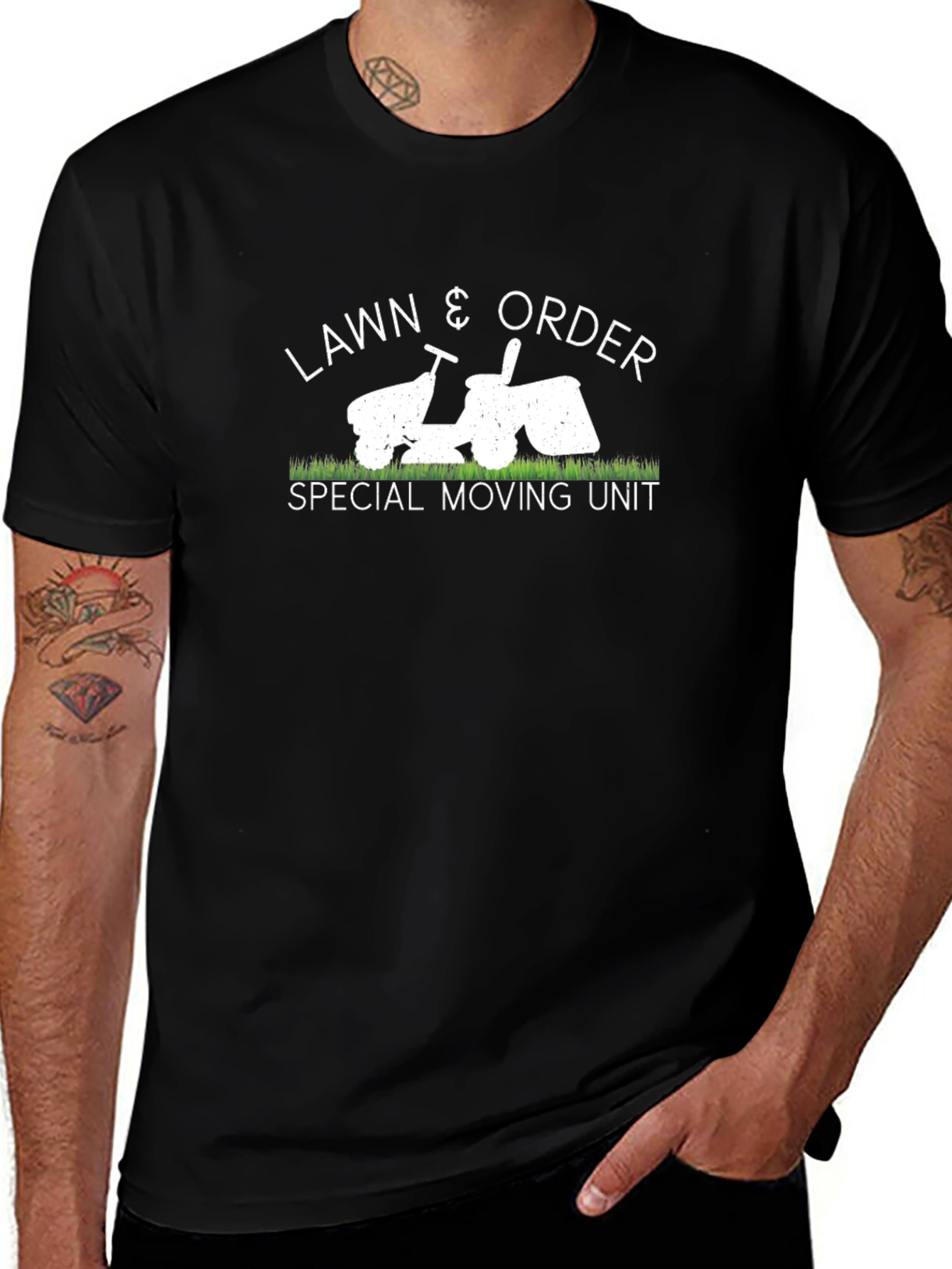 Variant 10 of Lawn & Order Funny Graphic T-Shirt