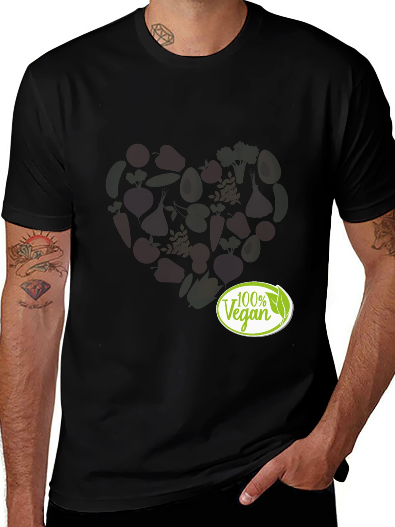 100% Vegan Graphic Tee - Heart Healthy